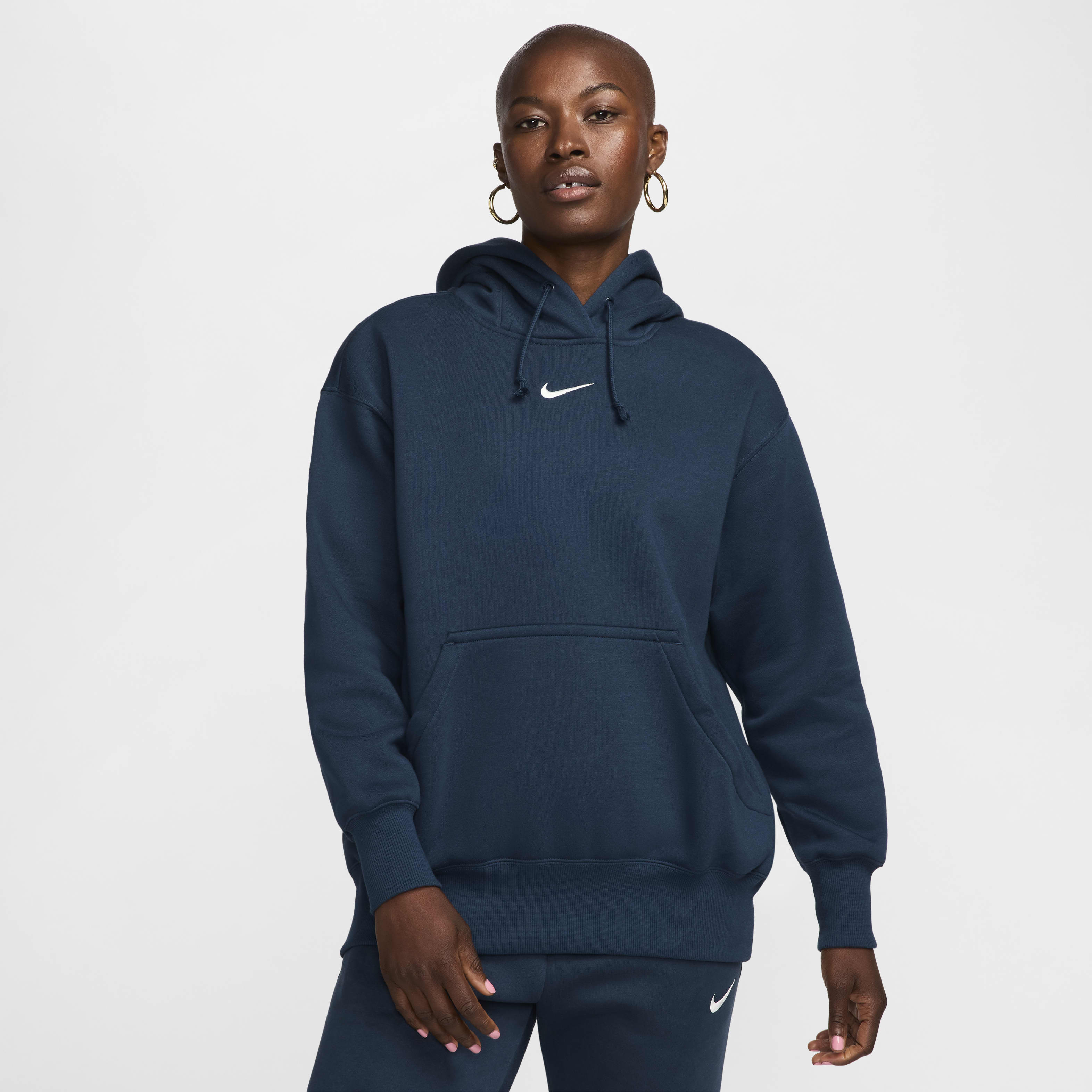 Hoodie pullover folgado Nike Sportswear Phoenix Fleece para mulher