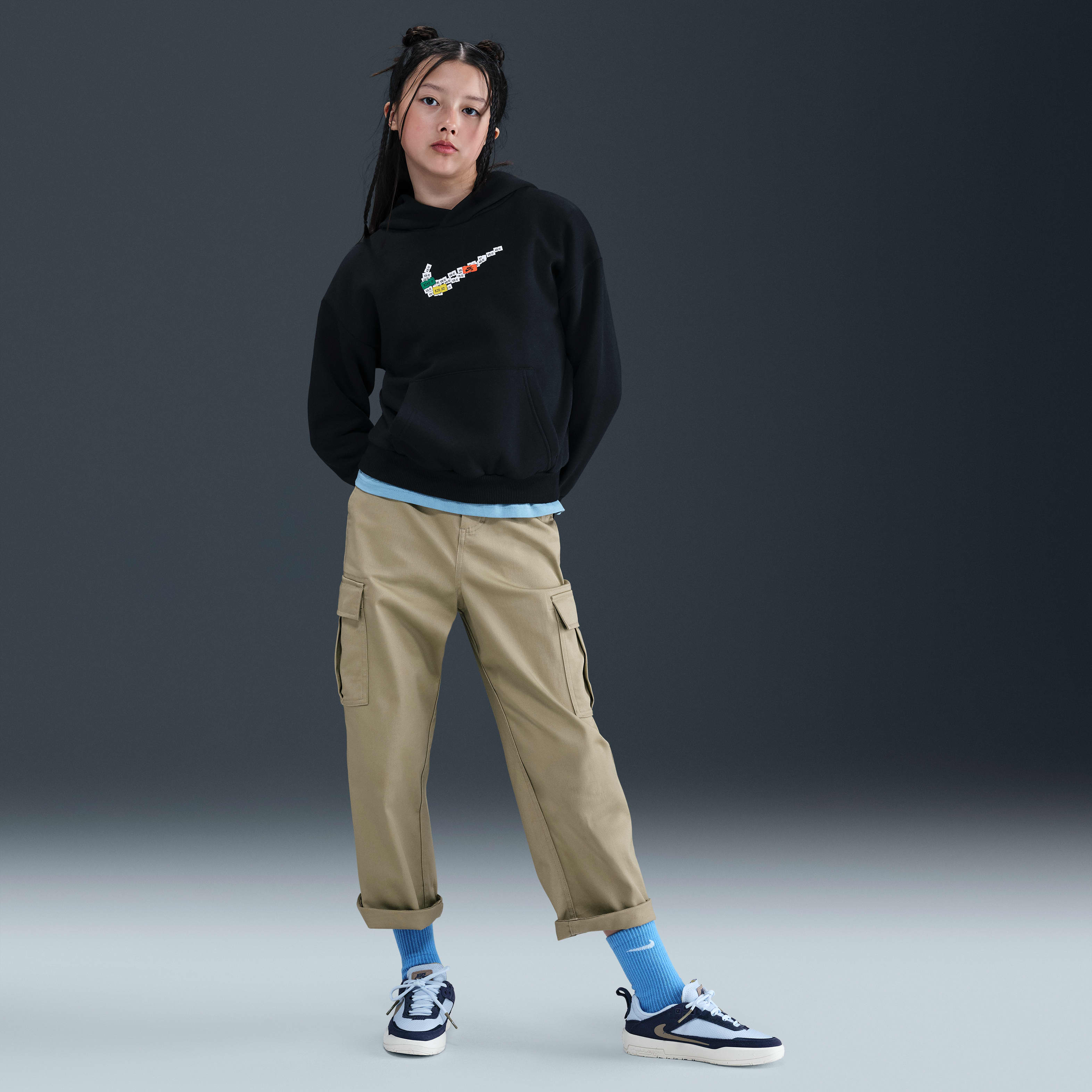 Nike SB Big Kids' Fleece Skate Hoodie