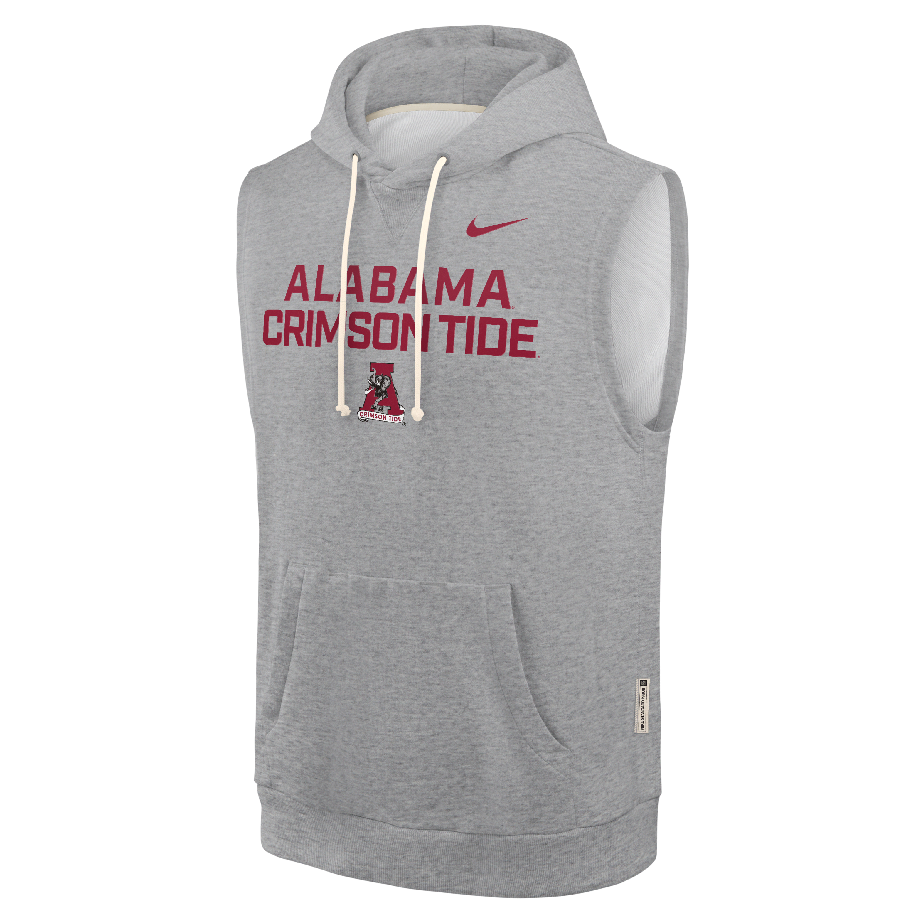 Alabama Sideline Men's Nike Dri-FIT College Sleeveless Pullover Hoodie