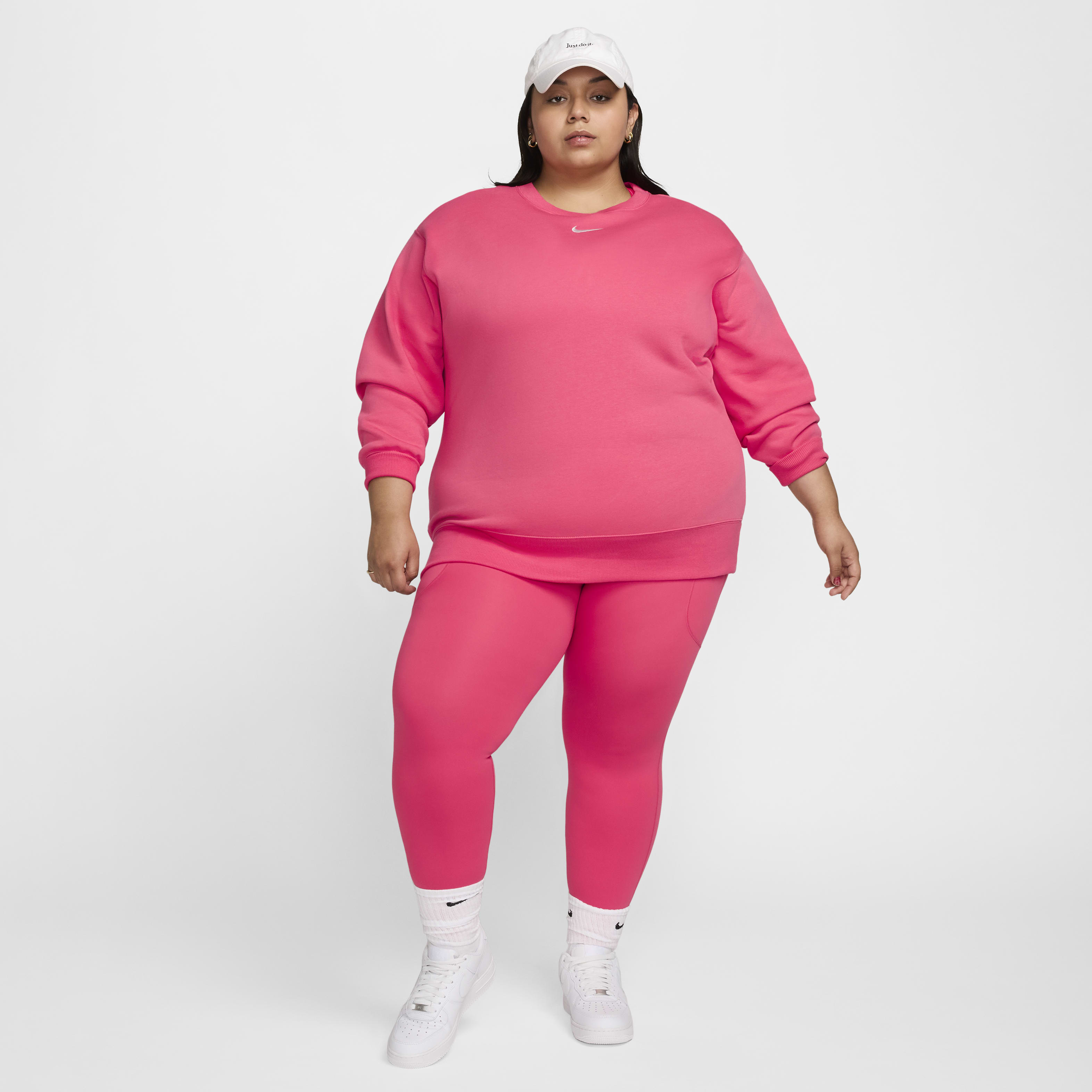 Nike One Women's High-Waisted 7/8 Leggings with Pockets (Plus Size)