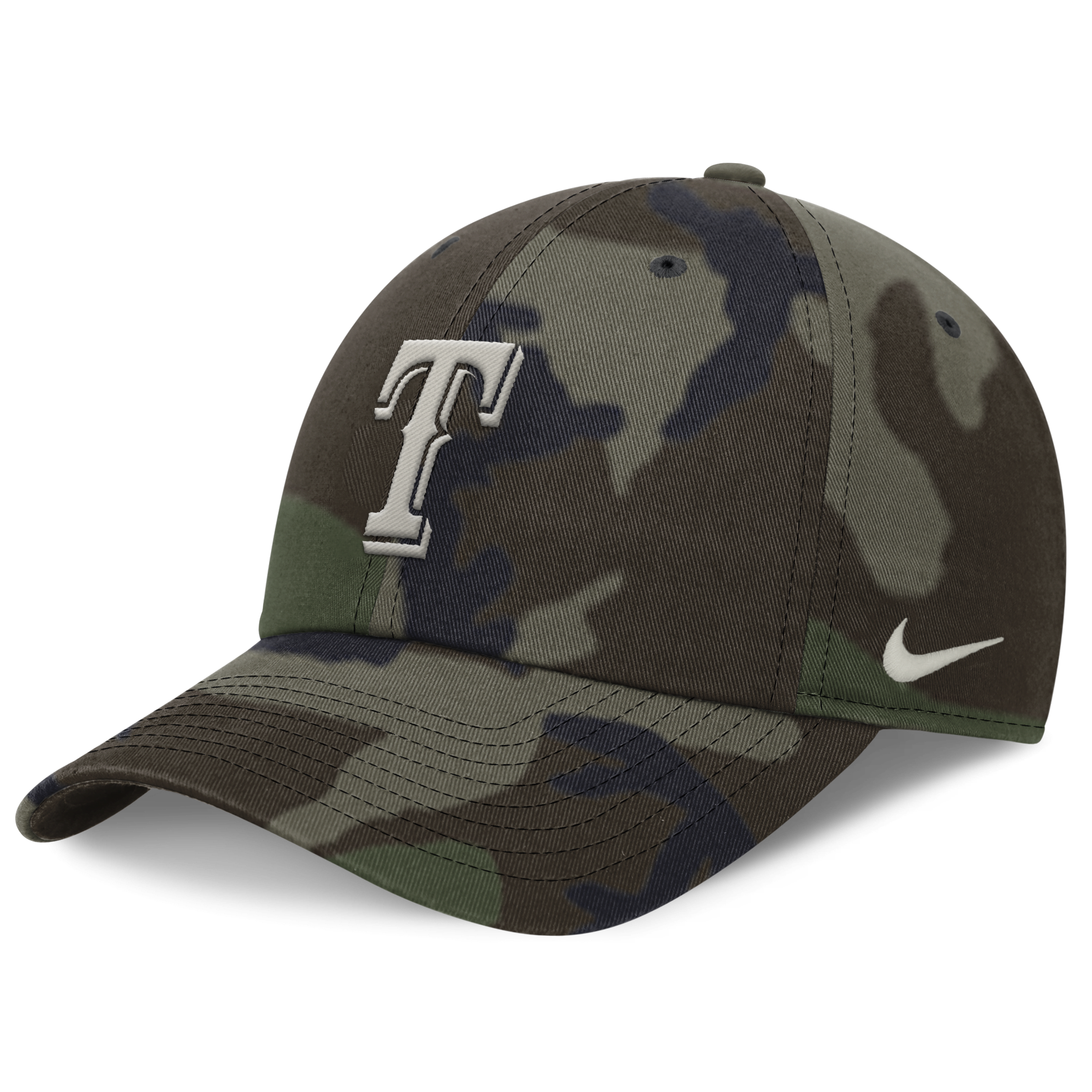 Texas Rangers Camo Club Men's Nike MLB Adjustable Hat