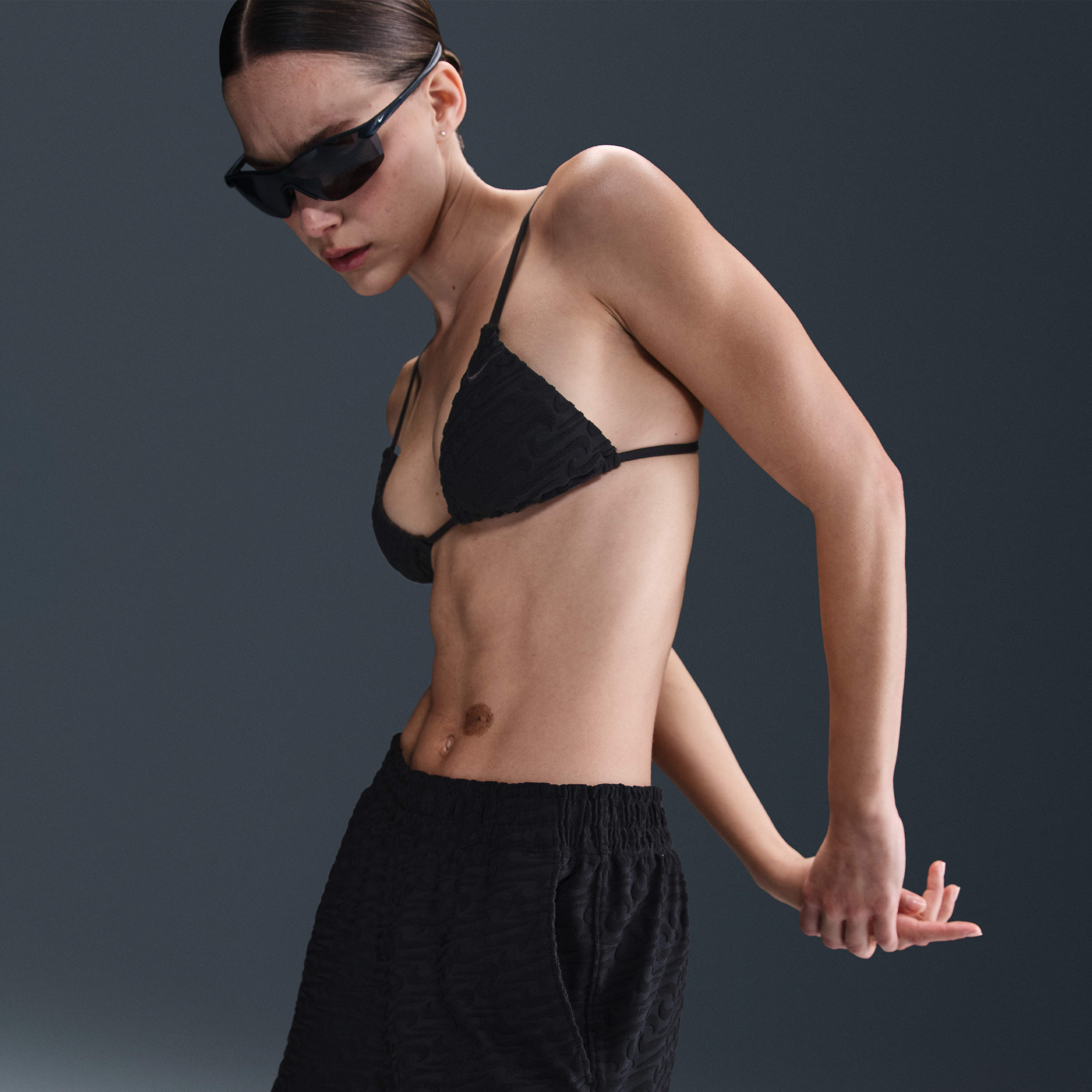 Nike Swim Swoosh Link Women's Terry Cover-Up Shorts