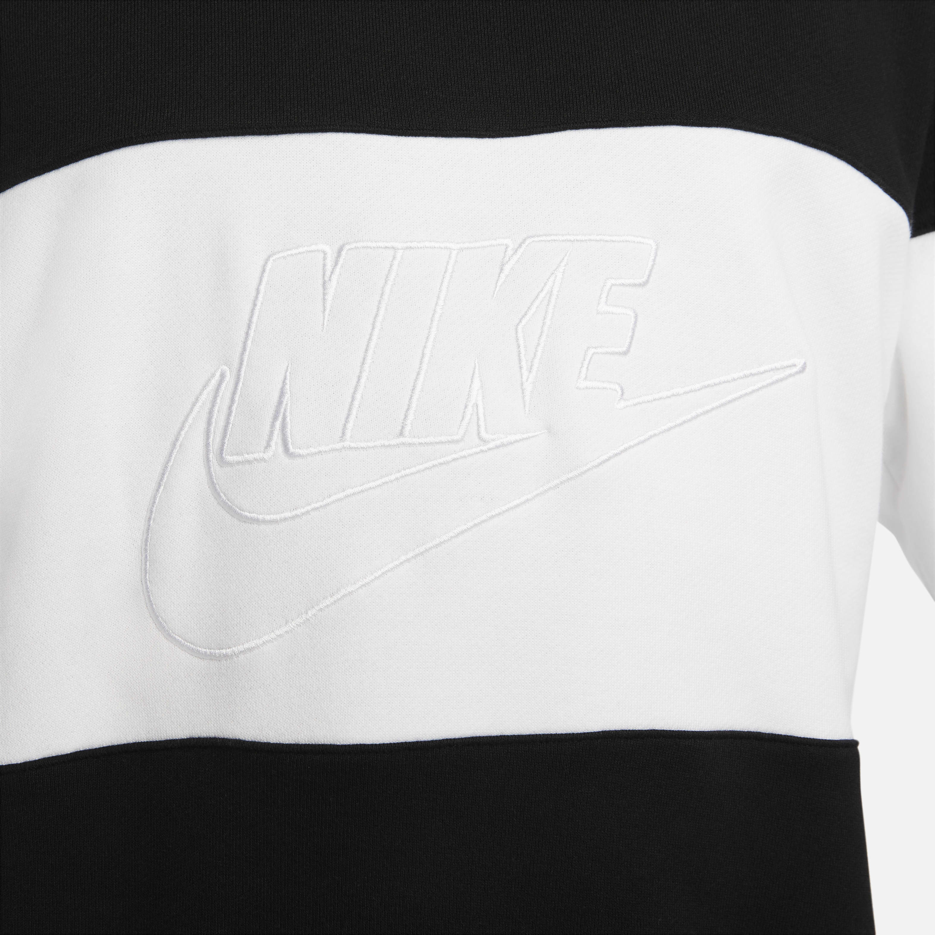 Nike Club Men's French Terry Color-Blocked Crew