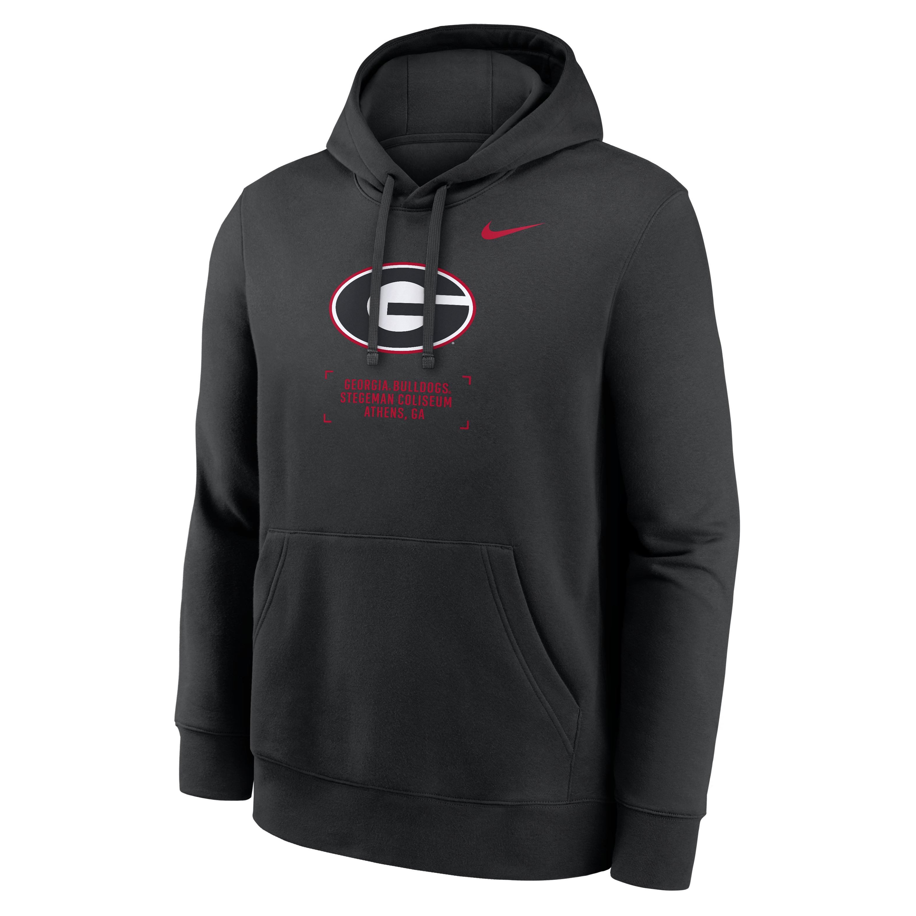 Georgia Club Basketball 2-Hit Men's Nike College Pullover Hoodie