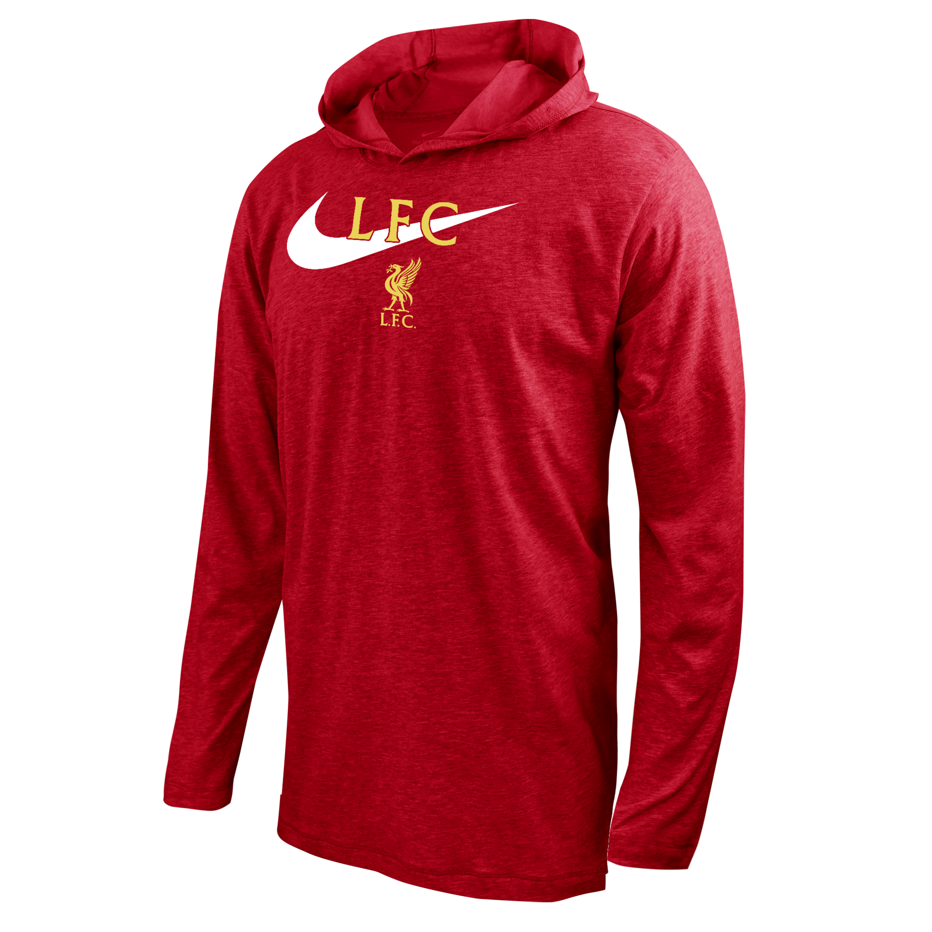 Liverpool FC Men's Nike Soccer Long-Sleeve Hooded T-Shirt