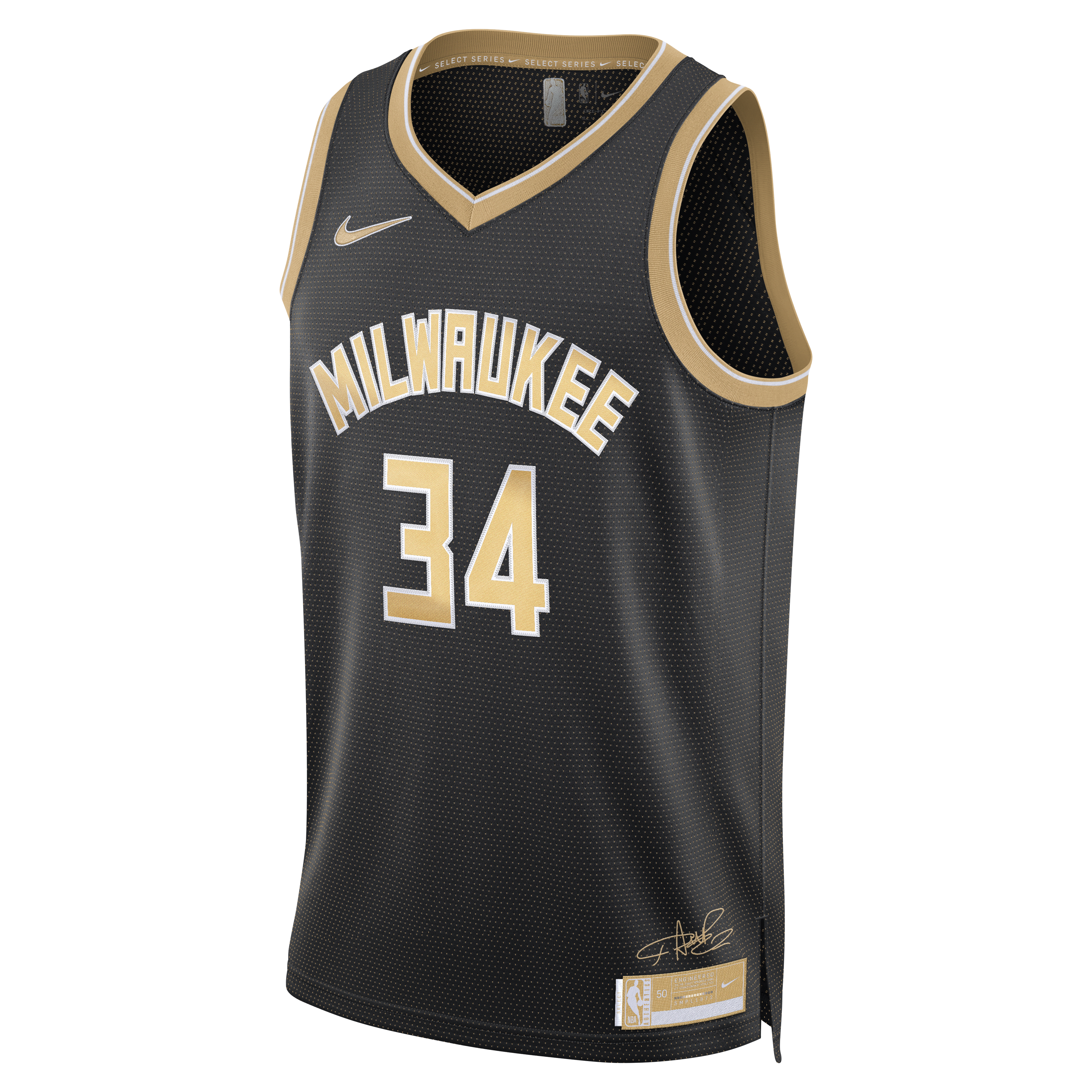 Giannis Antetokounmpo Milwaukee Bucks 2024 Select Series Men's Nike Dri-FIT NBA Swingman Jersey