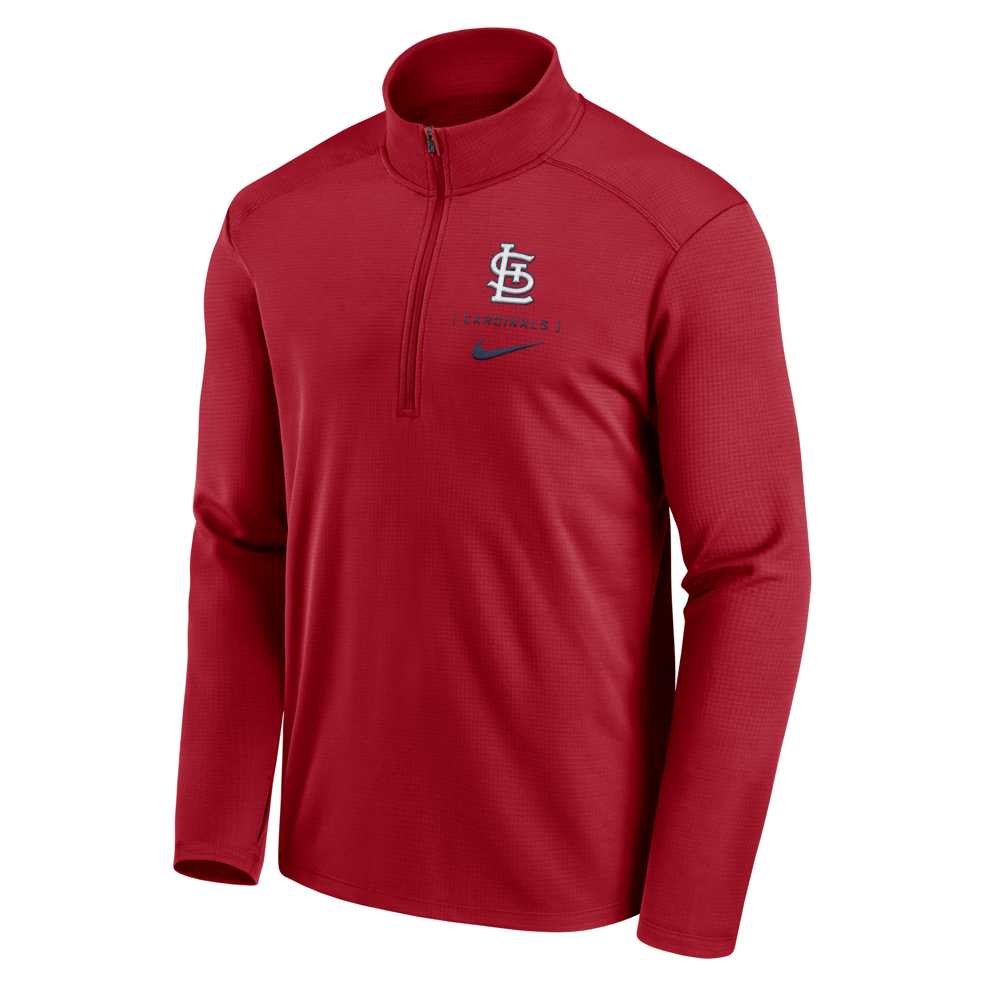 St. Louis Cardinals Franchise Logo Pacer Men's Nike Dri-FIT MLB 1/2-Zip Jacket