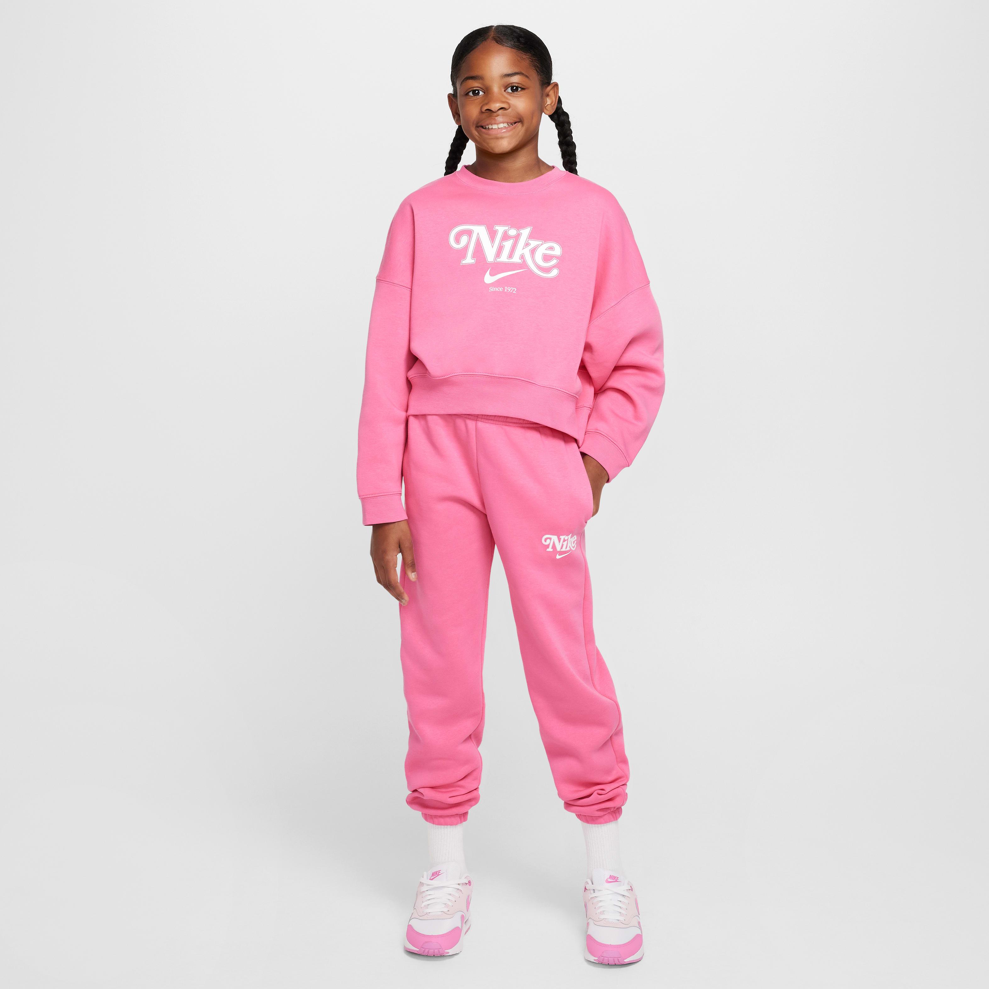 Nike Sportswear Girls' Cropped Fleece Sweatshirt | King's Cross