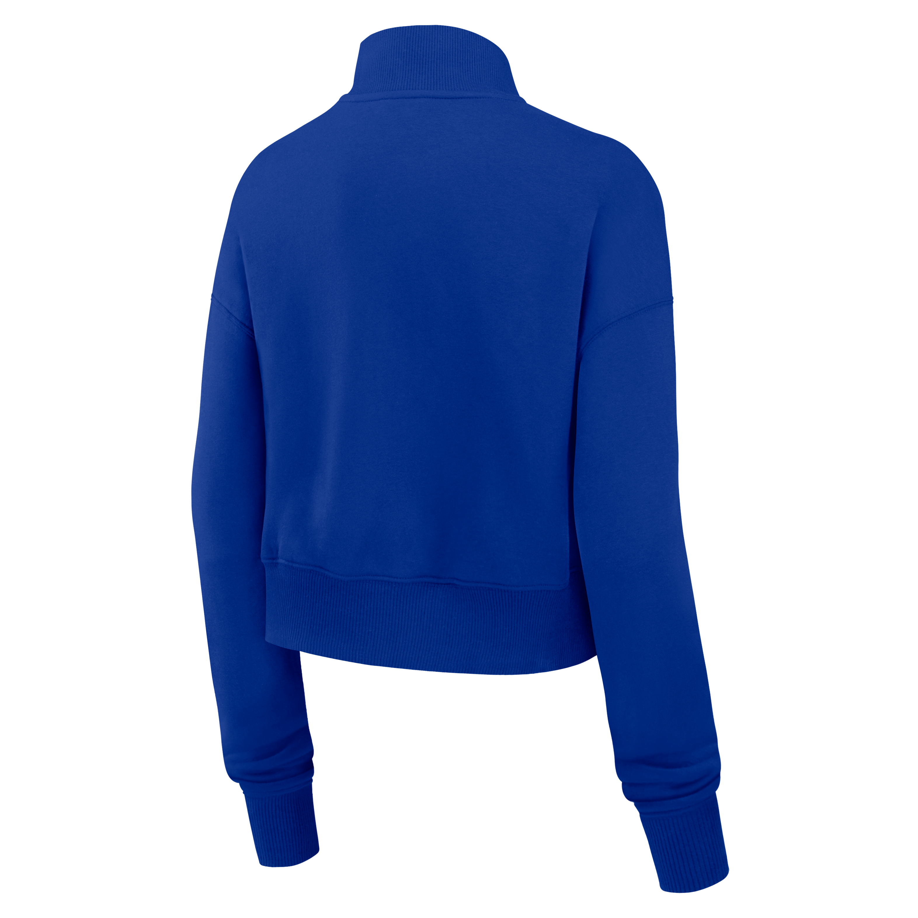 Buffalo Bills Phoenix Women's Nike NFL Cropped 1/4-Zip Crew