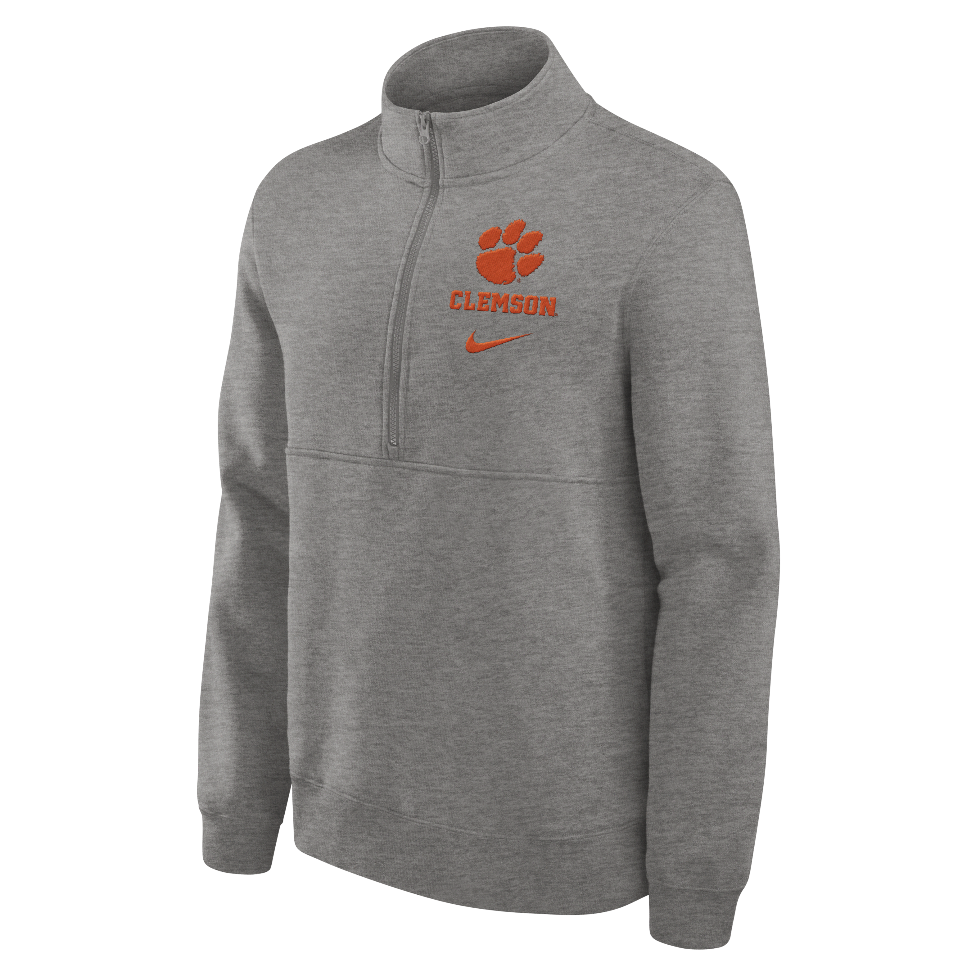 Clemson Tigers Primetime Club Men's Nike College 1/2-Zip Crew