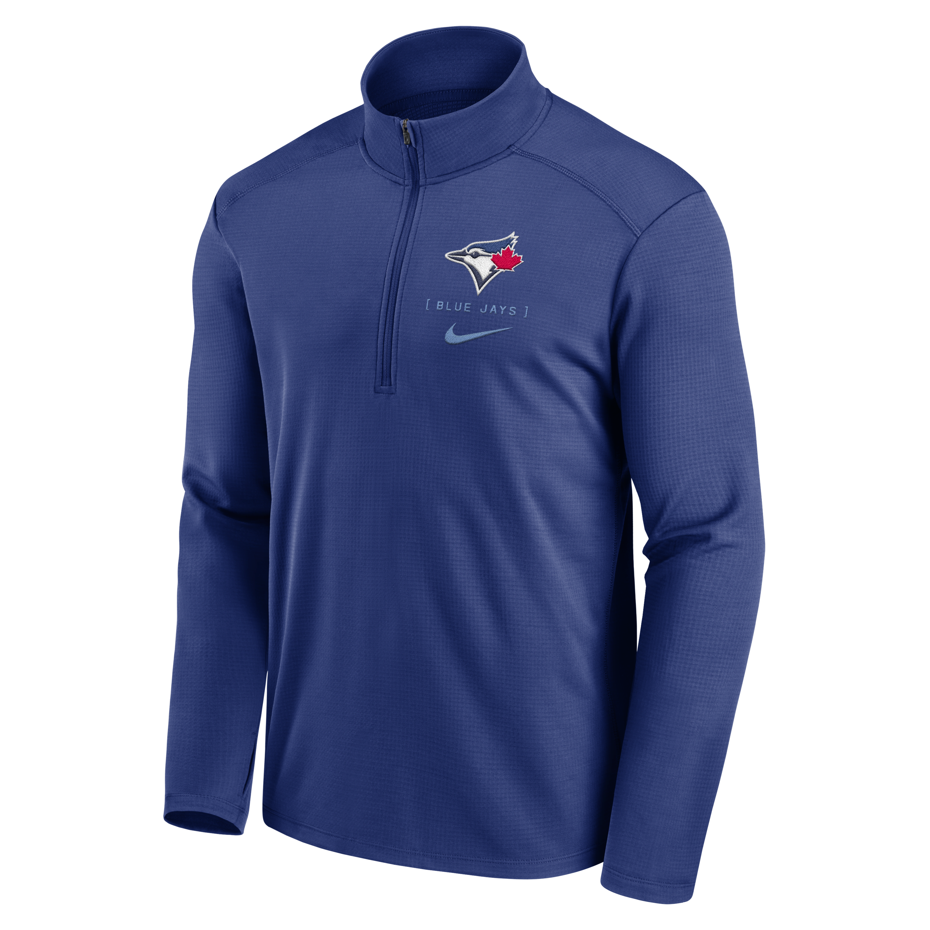 Toronto Blue Jays Franchise Logo Pacer Men's Nike Dri-FIT MLB 1/2-Zip Jacket