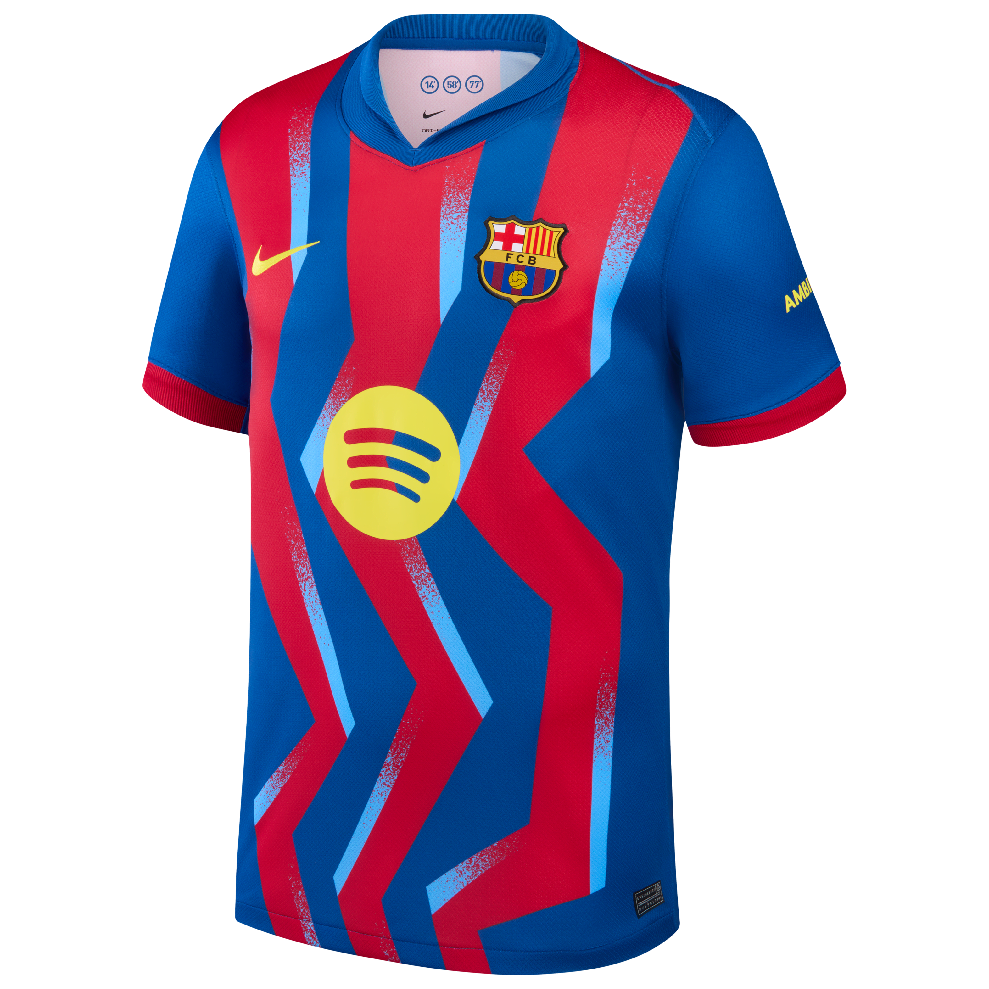 Lamine Yamal Barcelona 2025/26 Stadium Fourth Men's Nike Dri-FIT Soccer Jersey