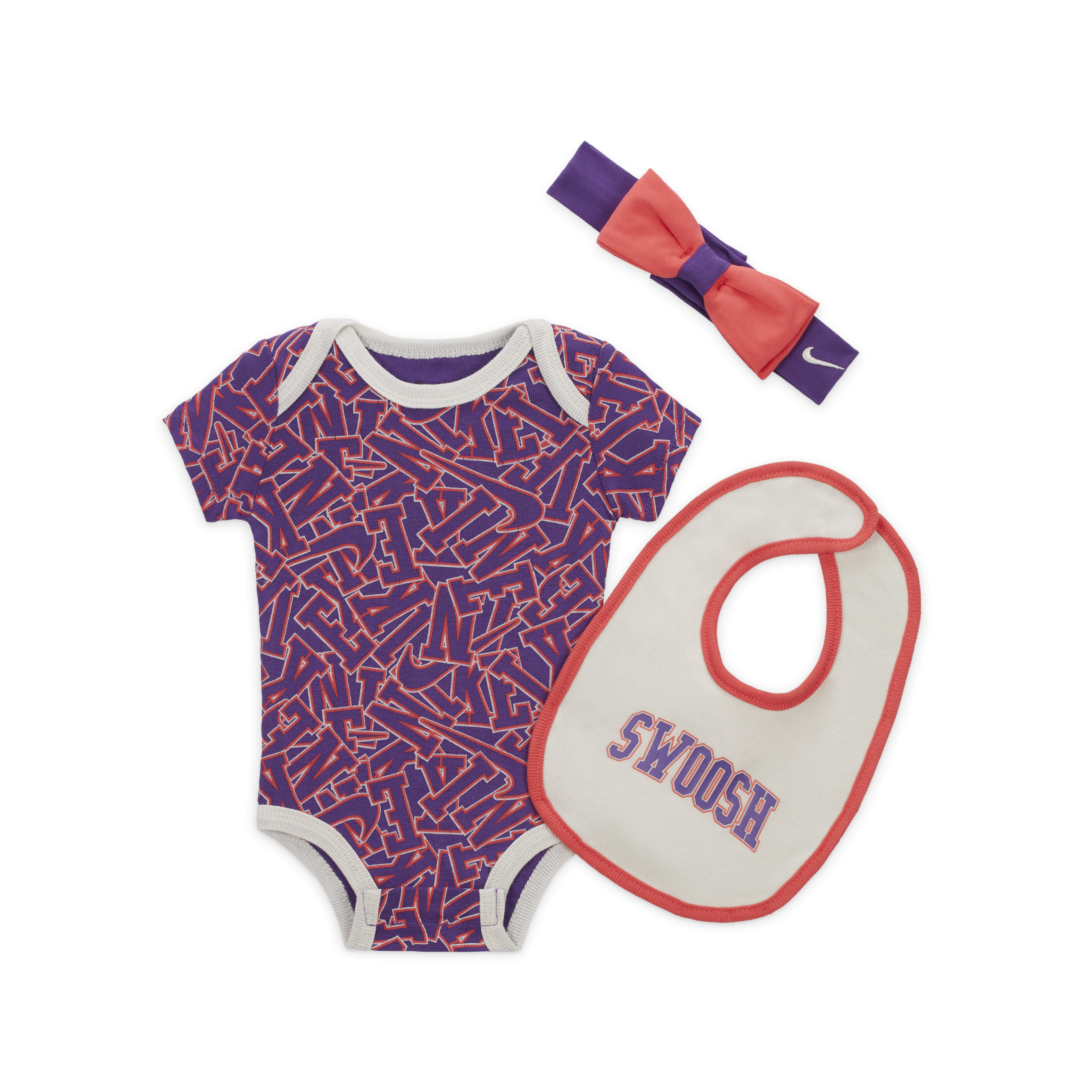 Nike "Join the Club" 3-Piece Boxed Set Baby Bodysuit