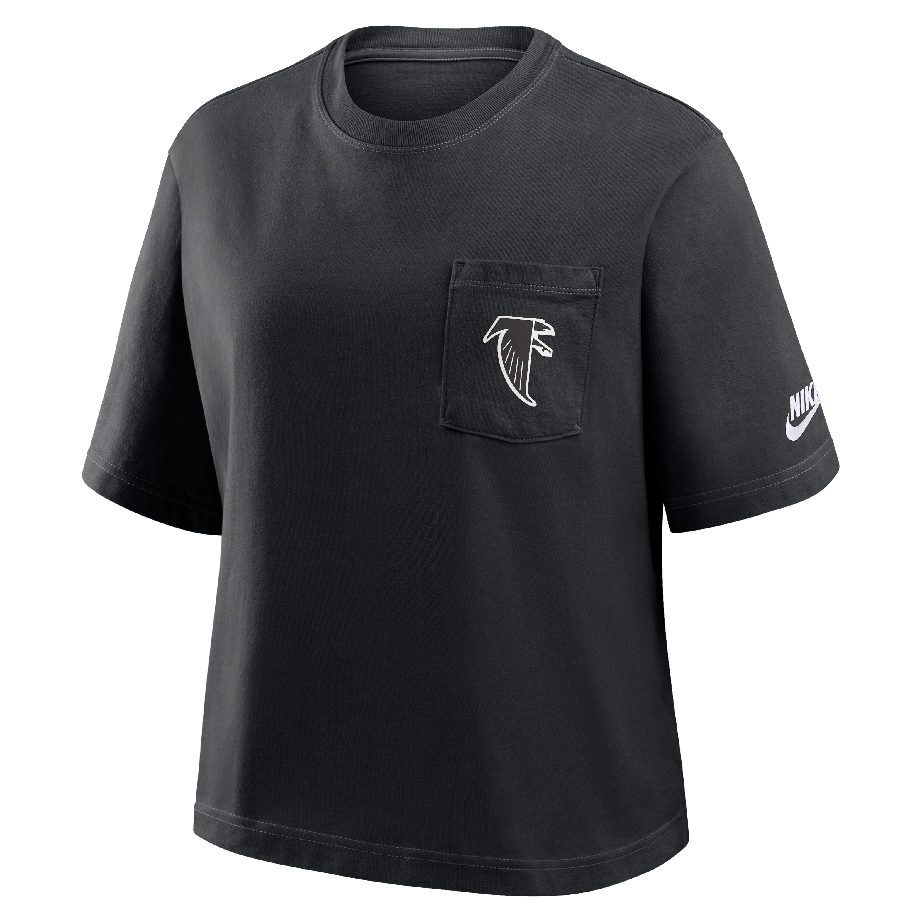 Atlanta Falcons Rewind Pocket Boxy Women's Nike NFL T-Shirt