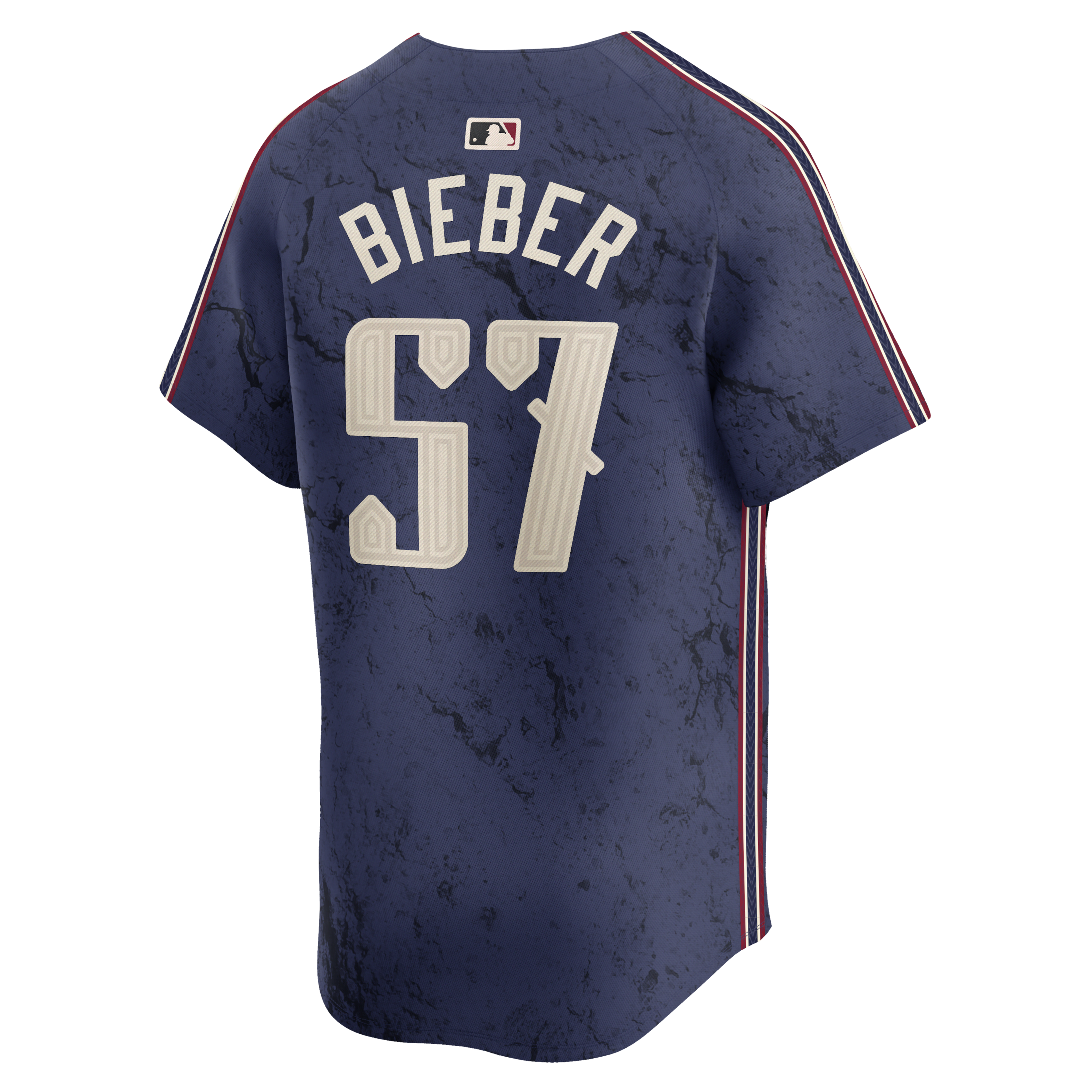 Shane Bieber Cleveland Guardians City Connect Men's Nike Dri-FIT ADV MLB Limited Jersey