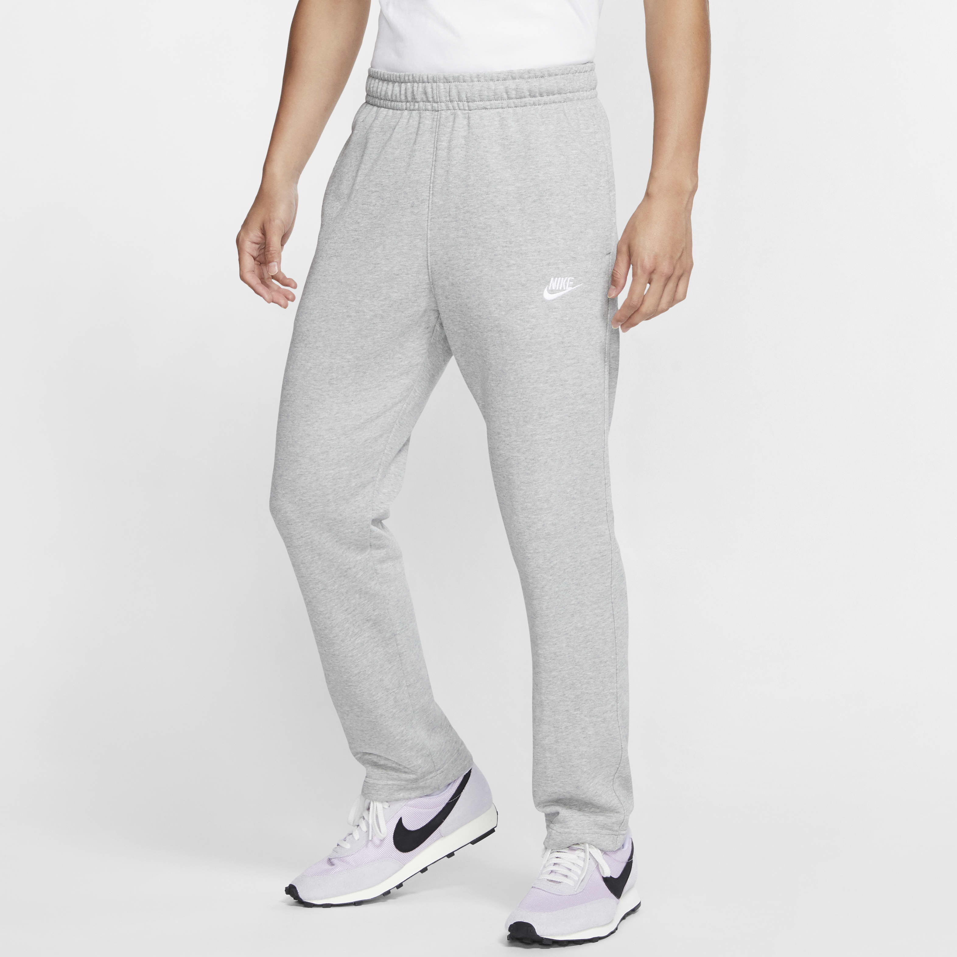 Calças em tecido moletão Nike Sportswear Club para homem