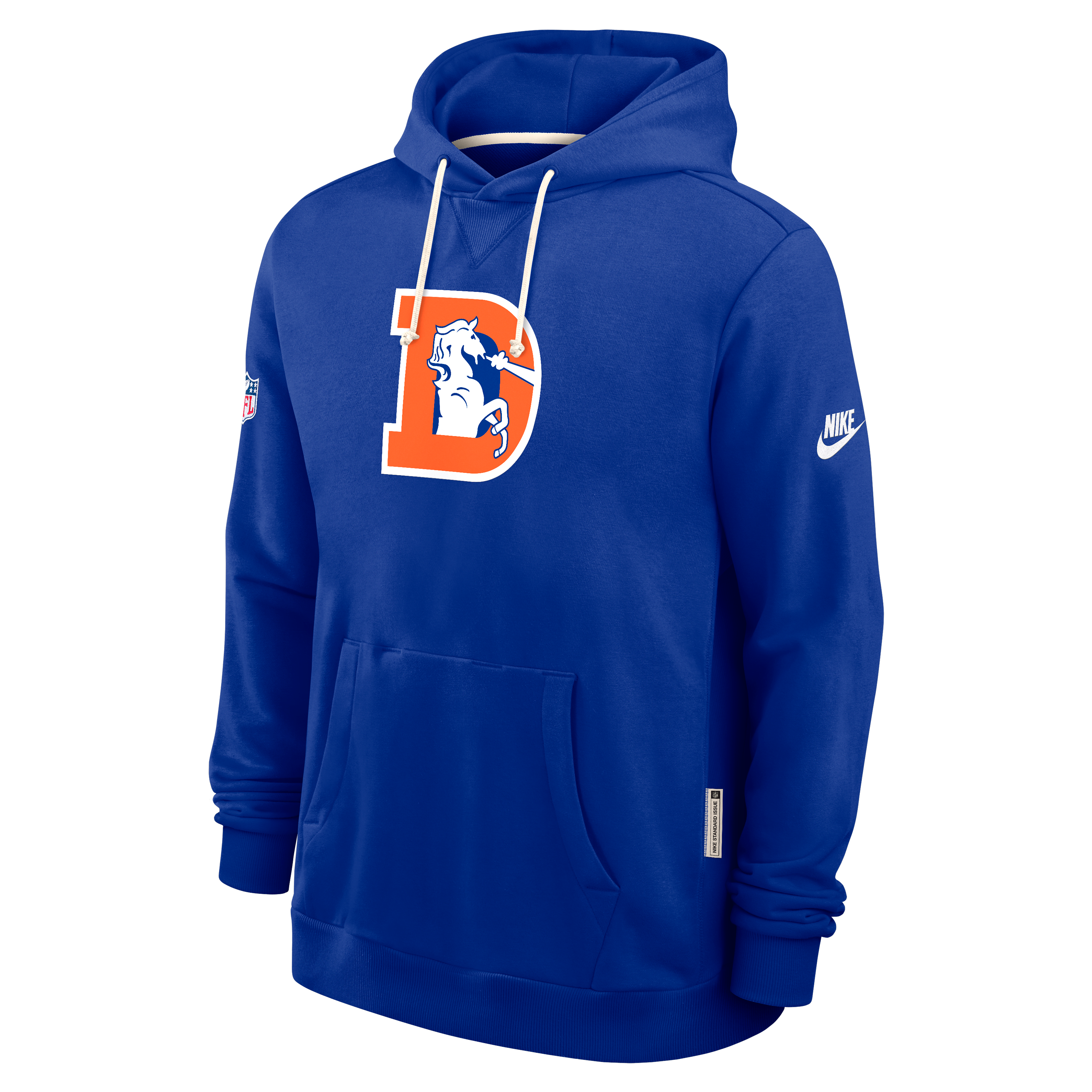 Denver Broncos Alt Offensive Set Play Sideline Men's Nike Dri-FIT NFL Pullover Hoodie