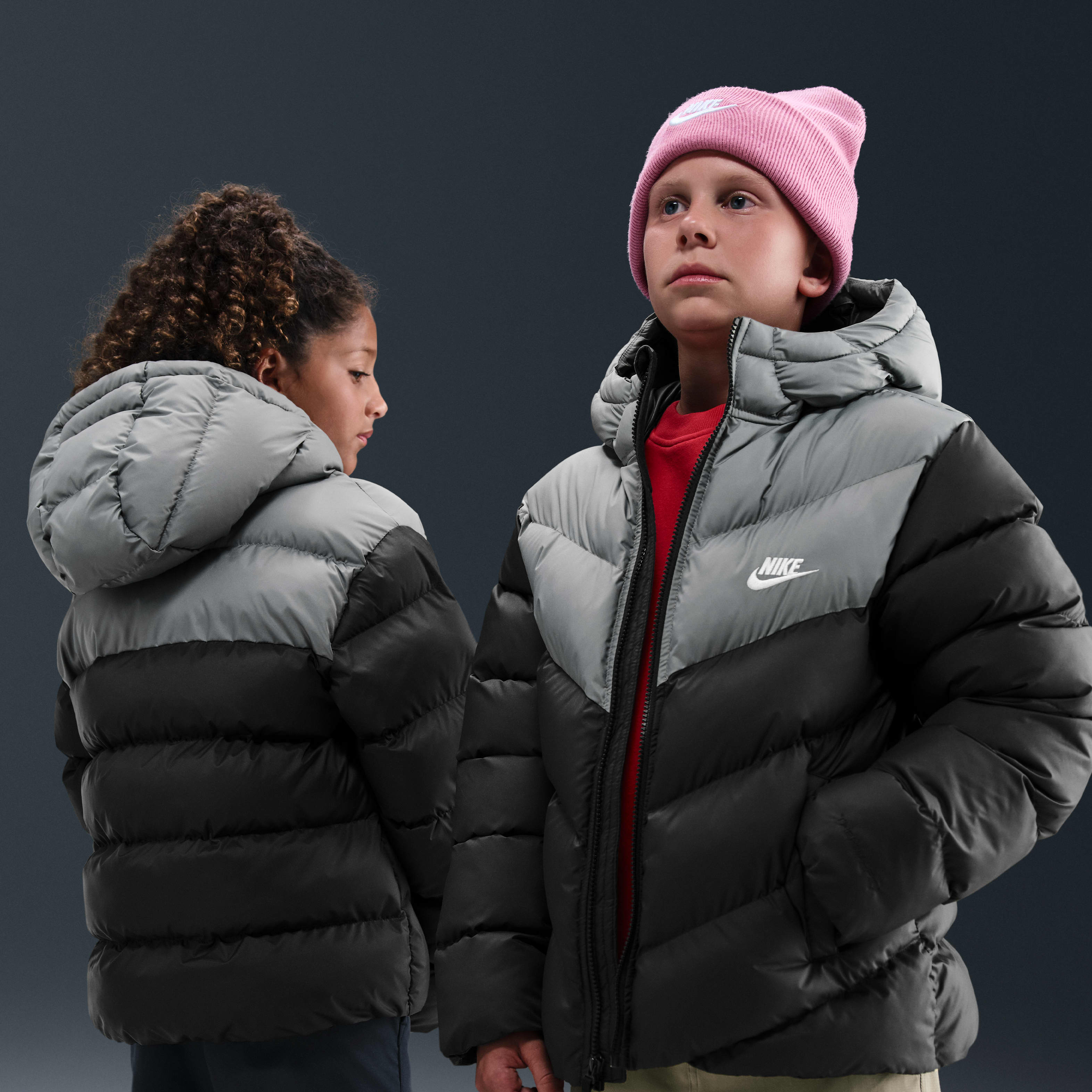 Nike Sportswear All Day Play Big Kids' Therma-FIT Loose-Fit Puffer Jacket