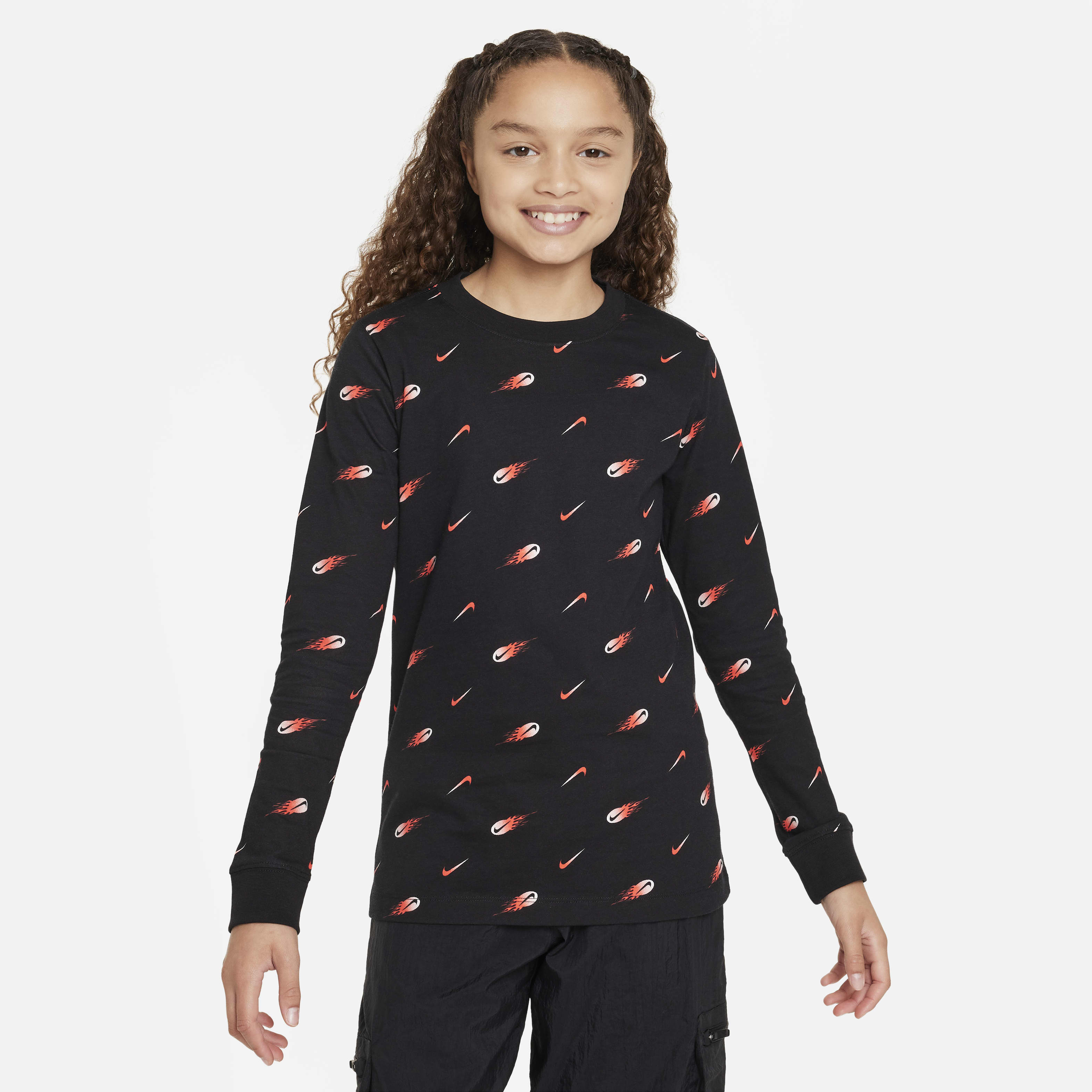 Nike Sportswear Big Kids' Long-Sleeve T-Shirt