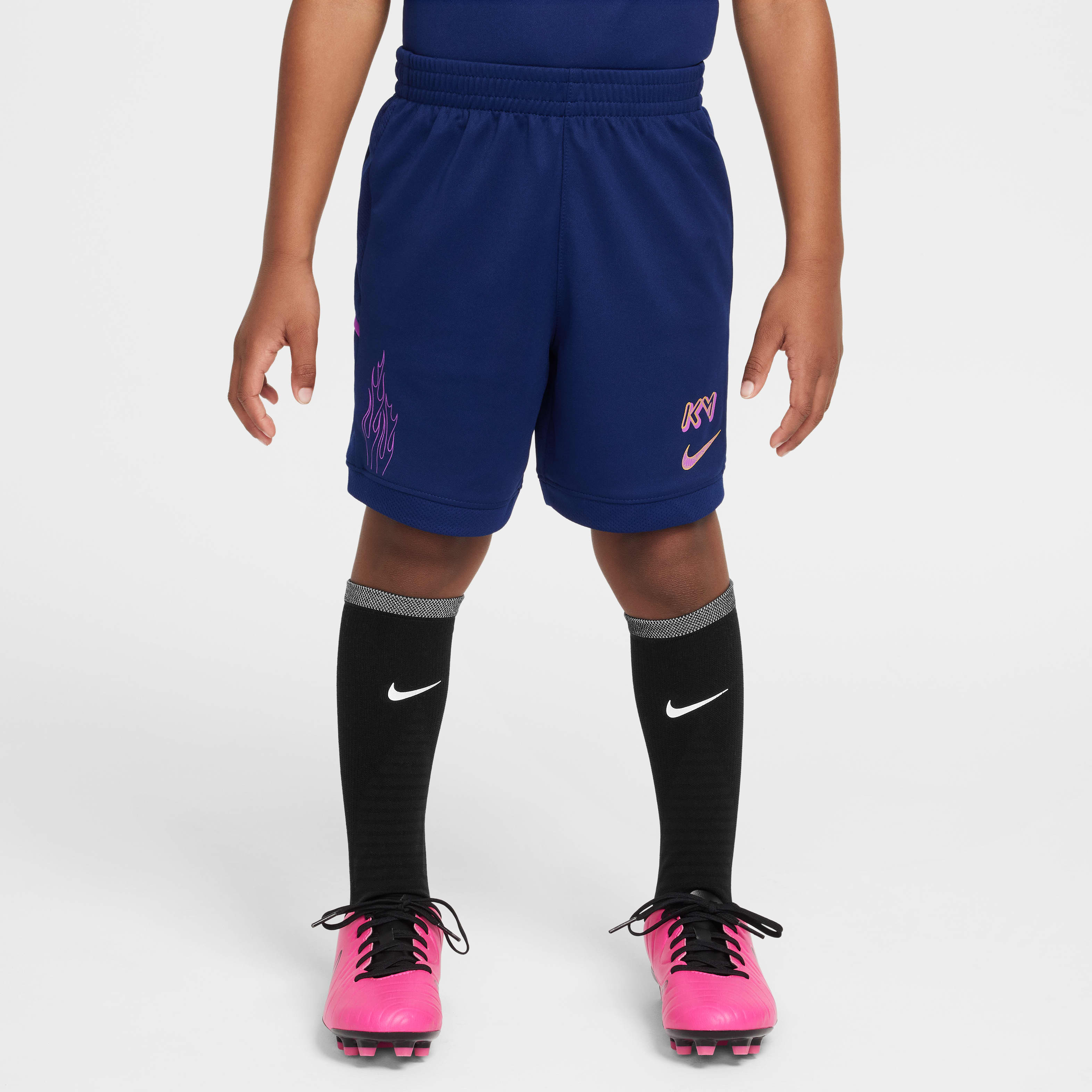 Nike Dri-FIT Kylian Mbappé Little Kids' ACD25 Short Sleeve Top and Shorts Set