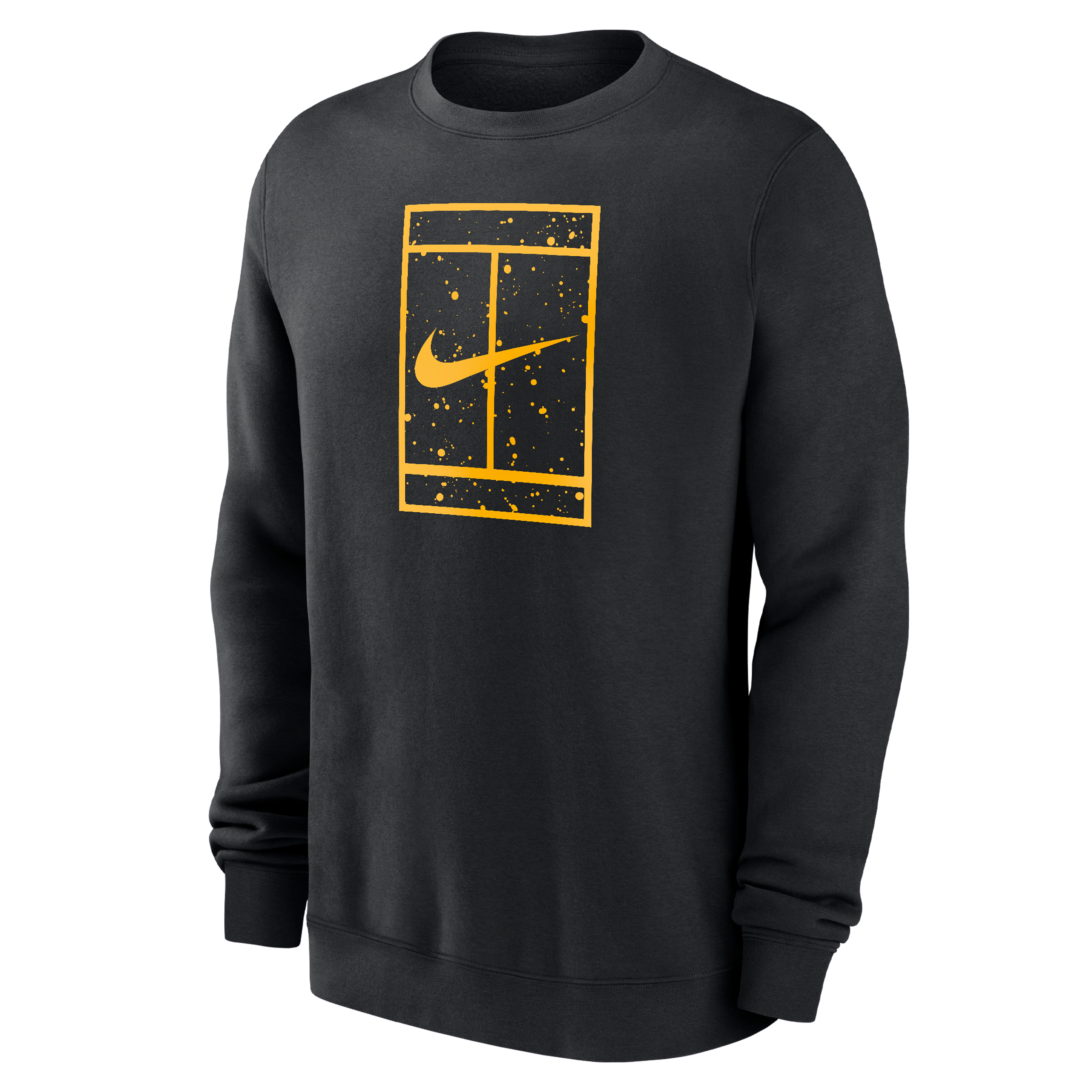 Nike Club Fleece Men's Tennis Pullover Crew-Neck Sweatshirt