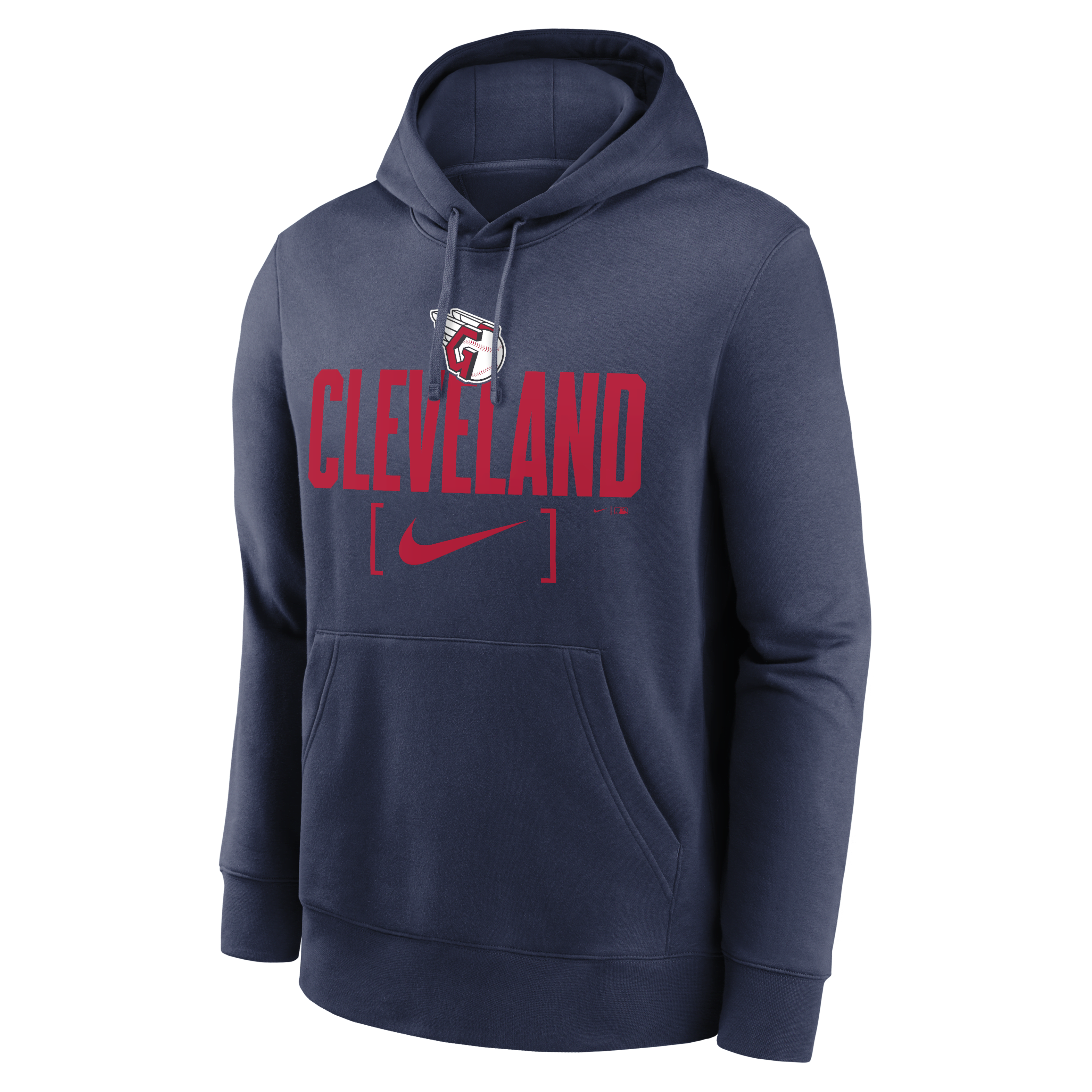 Cleveland Guardians Club Slack Men's Nike MLB Pullover Hoodie