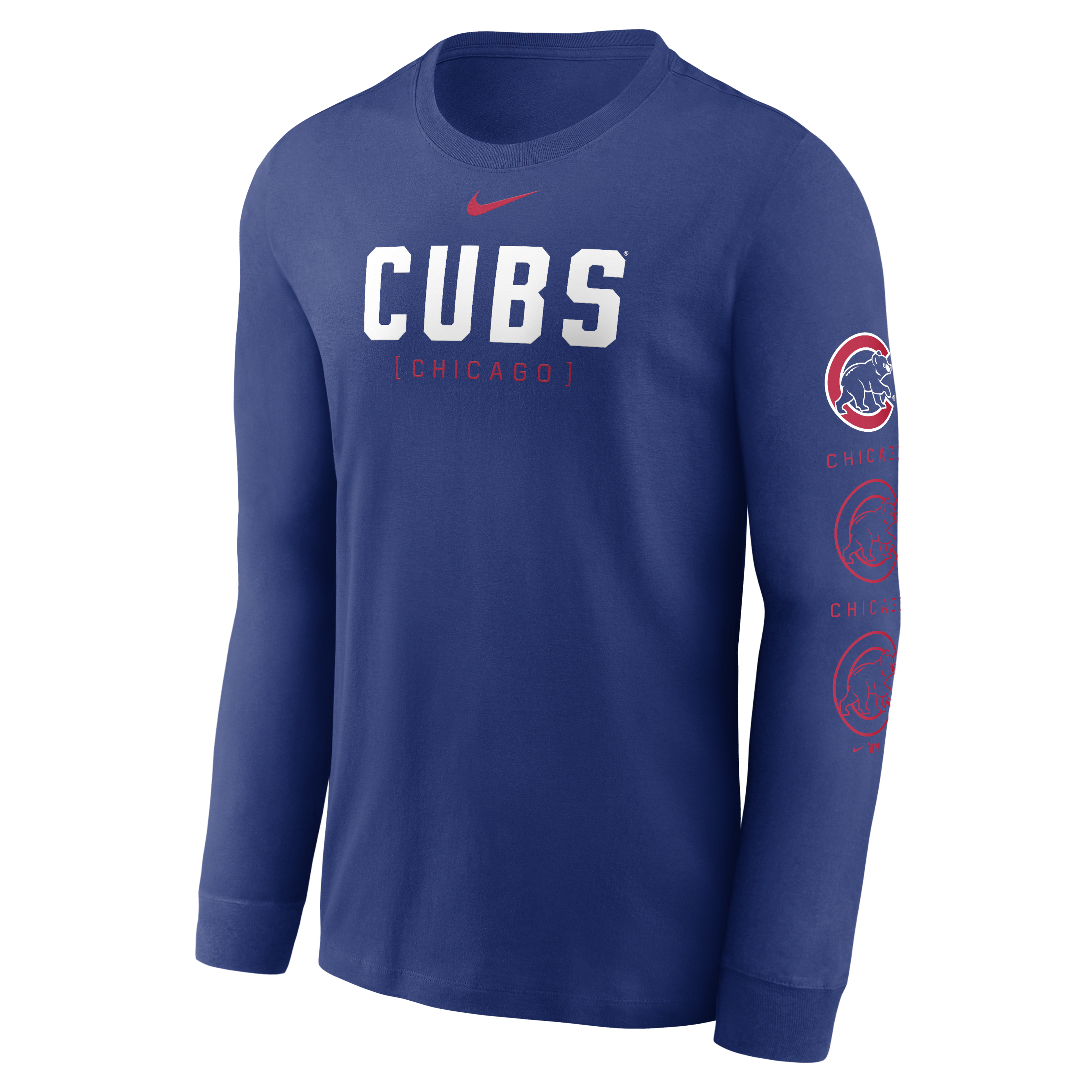 Chicago Cubs Repeater Men's Nike MLB Long-Sleeve T-Shirt