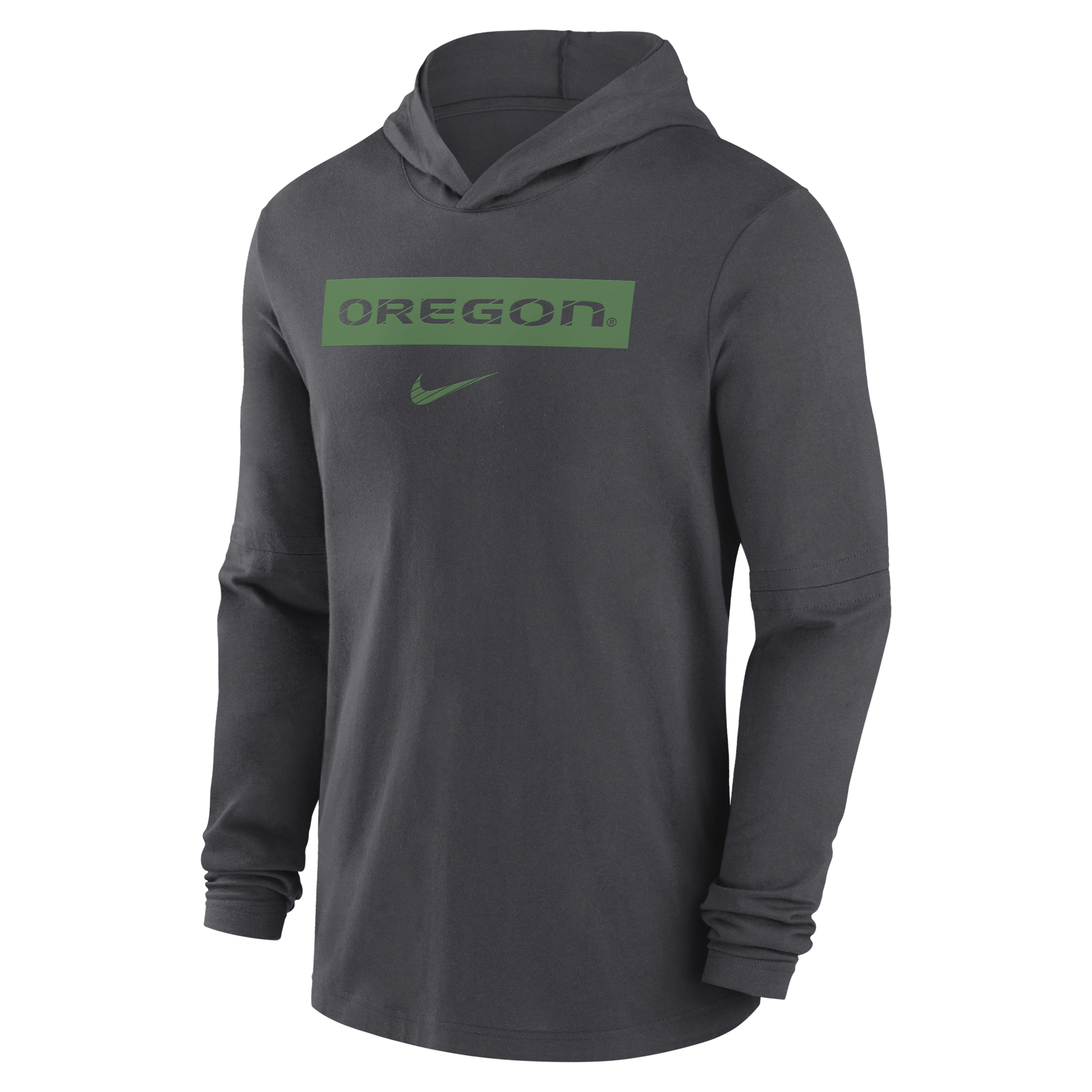 Oregon Ducks Sideline Men's Nike Dri-FIT College Long-Sleeve Hooded Top