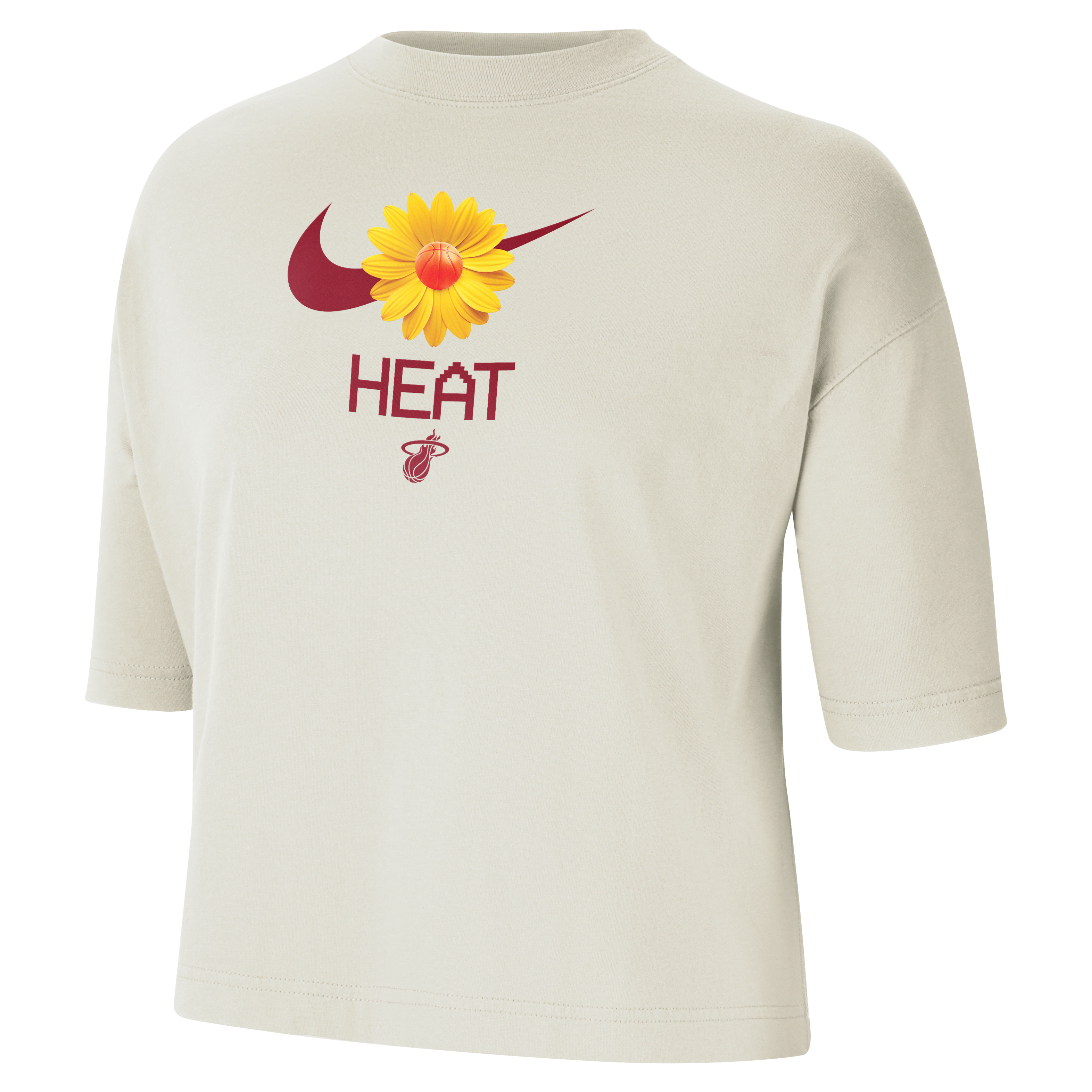 Miami Heat Courtside Women's Nike NBA Boxy T-Shirt