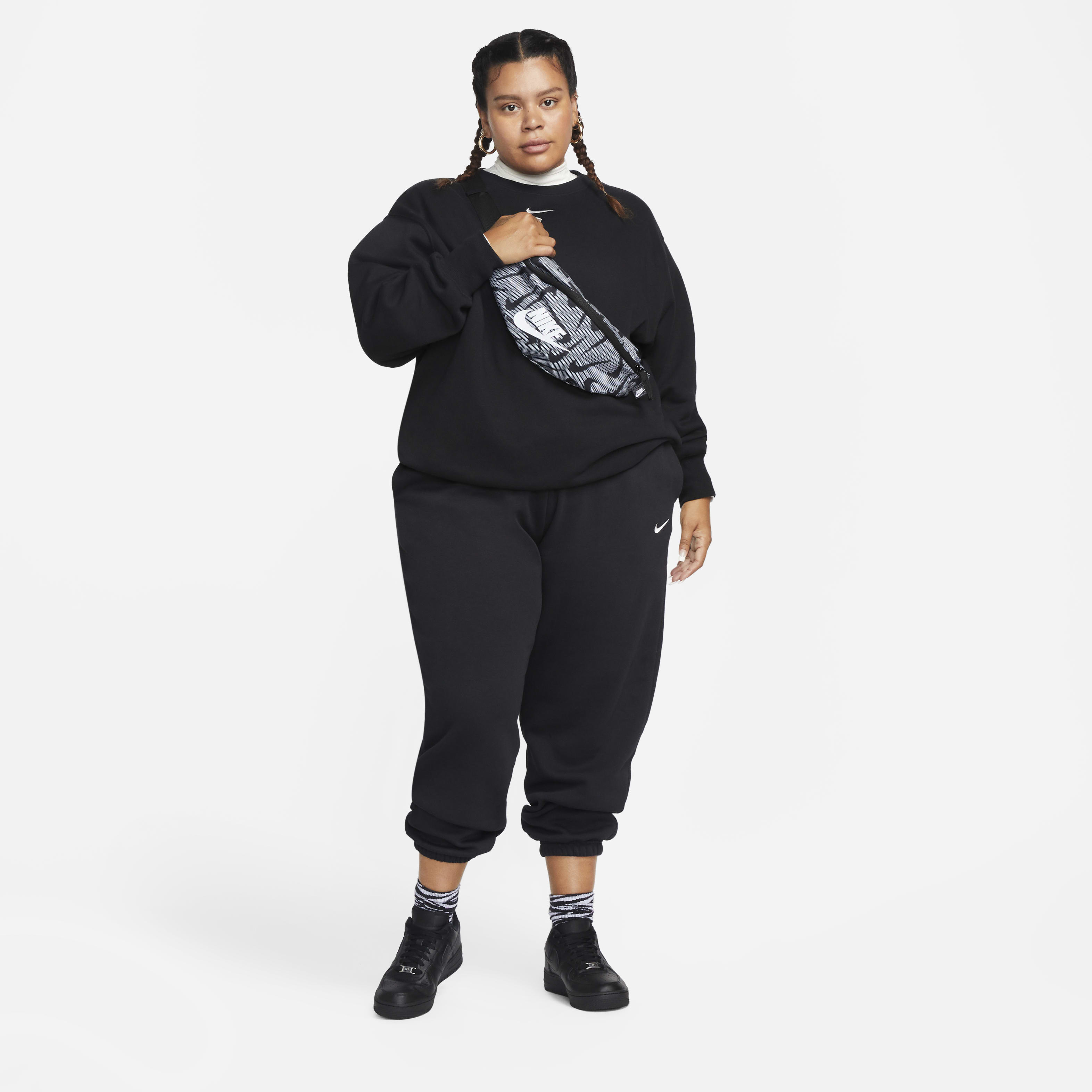 Nike Sportswear Phoenix Fleece Women's High-Waisted Oversized Sweatpants (Plus Size)