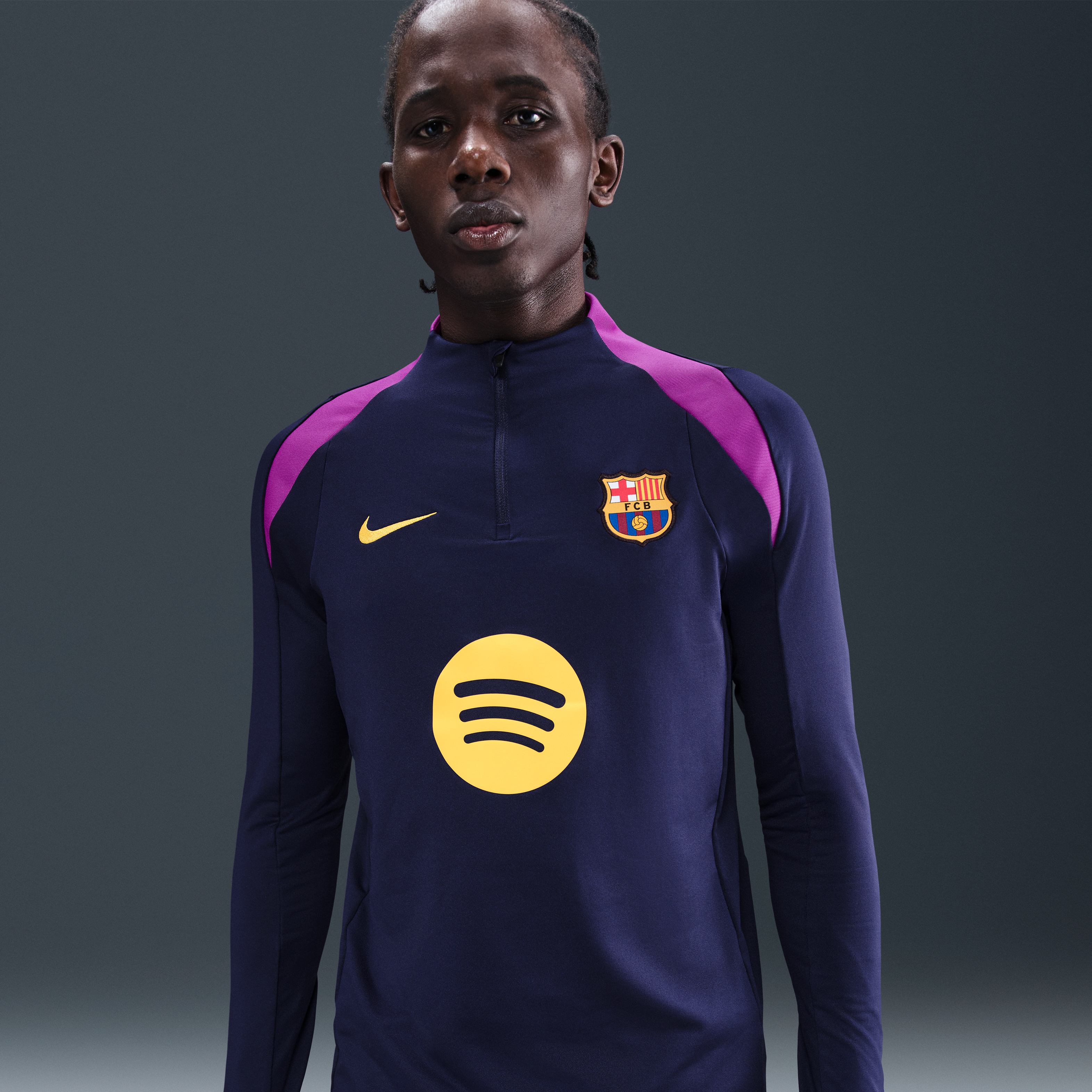 FC Barcelona Strike Men's Nike Dri-FIT Soccer Drill Top