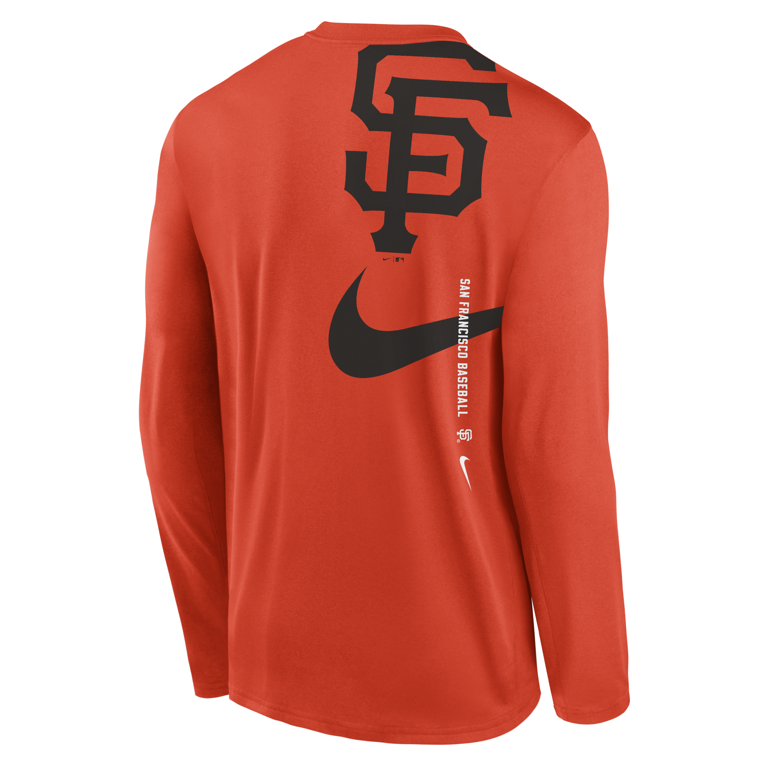 San Francisco Giants Large Swoosh Back Legend Men's Nike Dri-FIT MLB T-Shirt