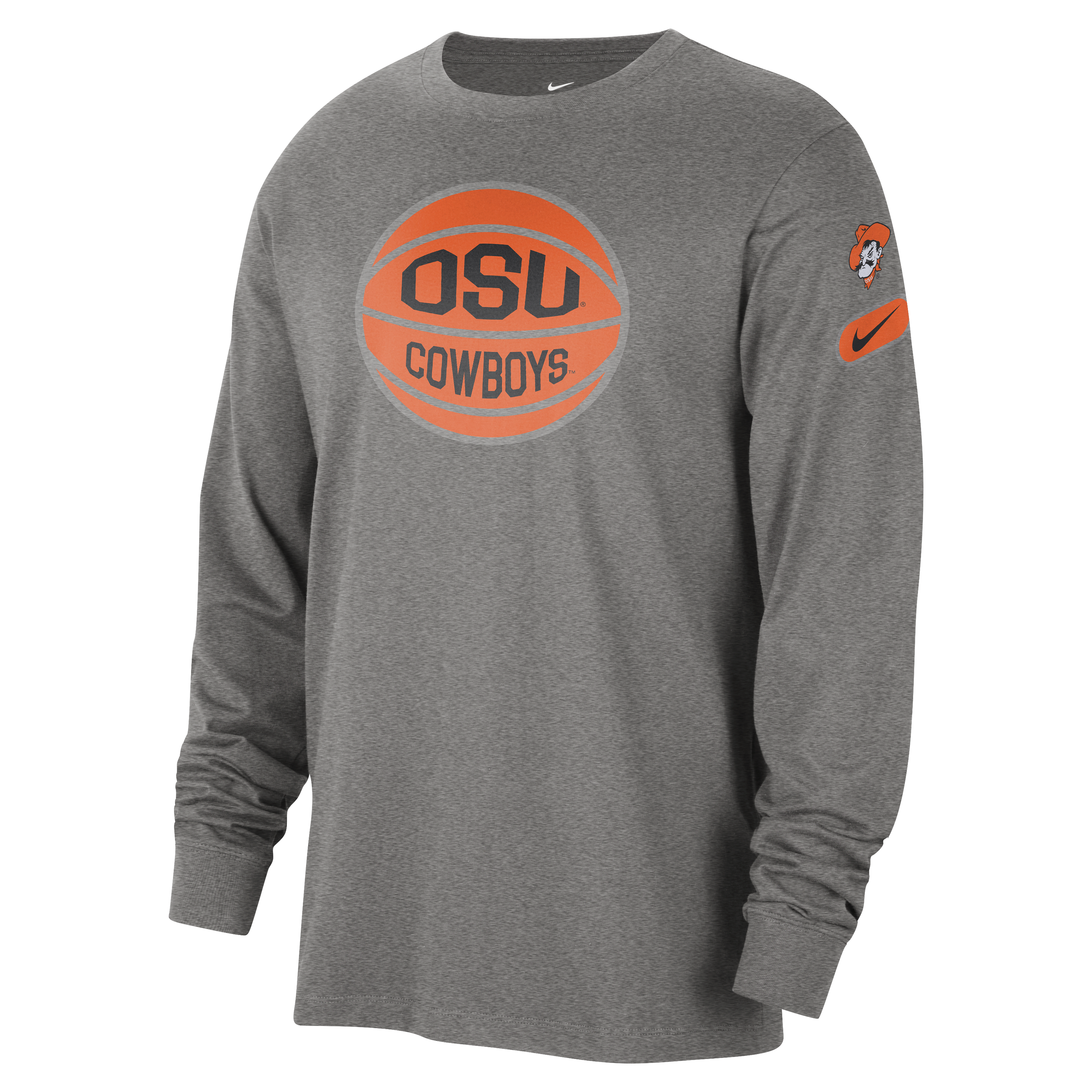 Oklahoma State Fast Break Men's Nike College Long-Sleeve T-Shirt