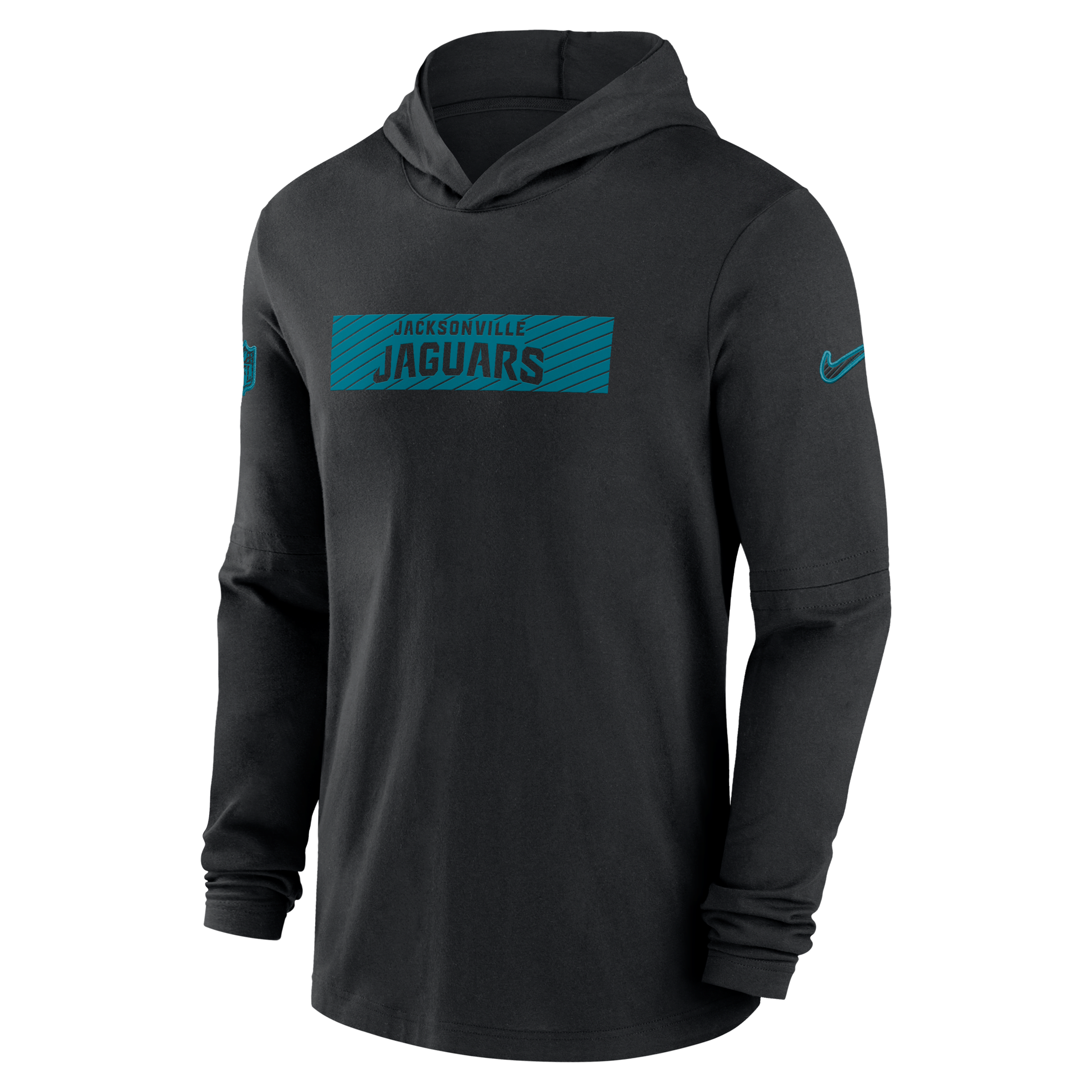 Jacksonville Jaguars Sideline Men's Nike Dri-FIT NFL Long-Sleeve Hooded Top