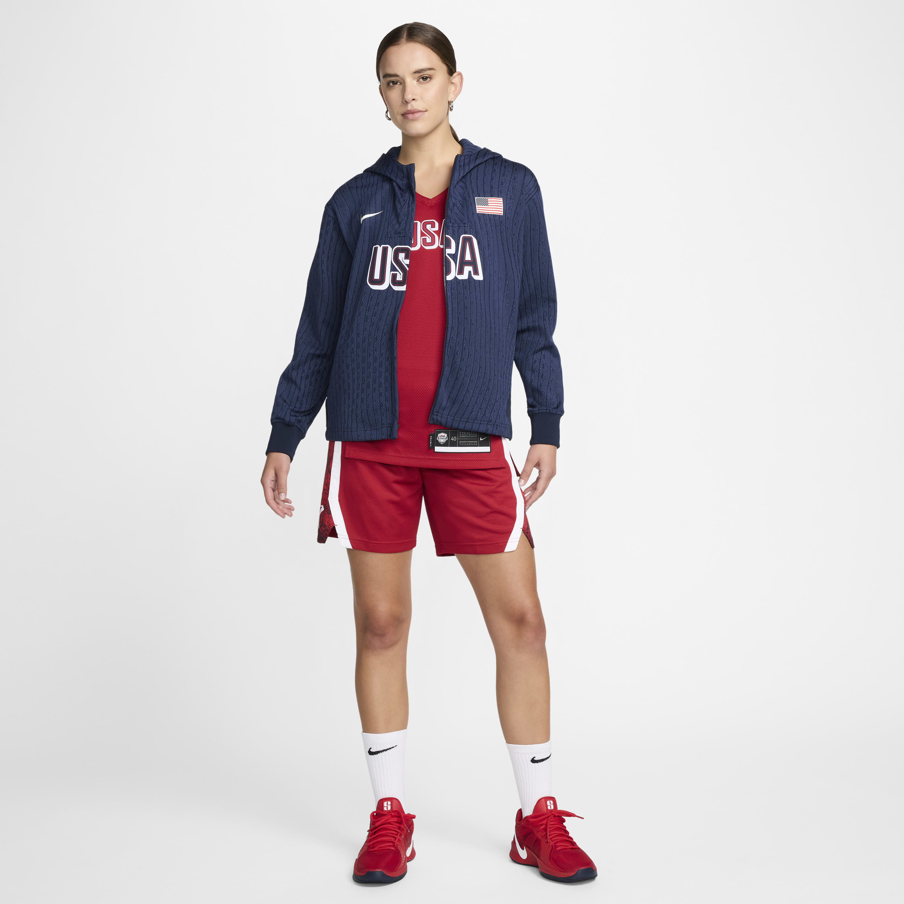 USA Women's Nike Dri-FIT ADV Basketball Game Jacket