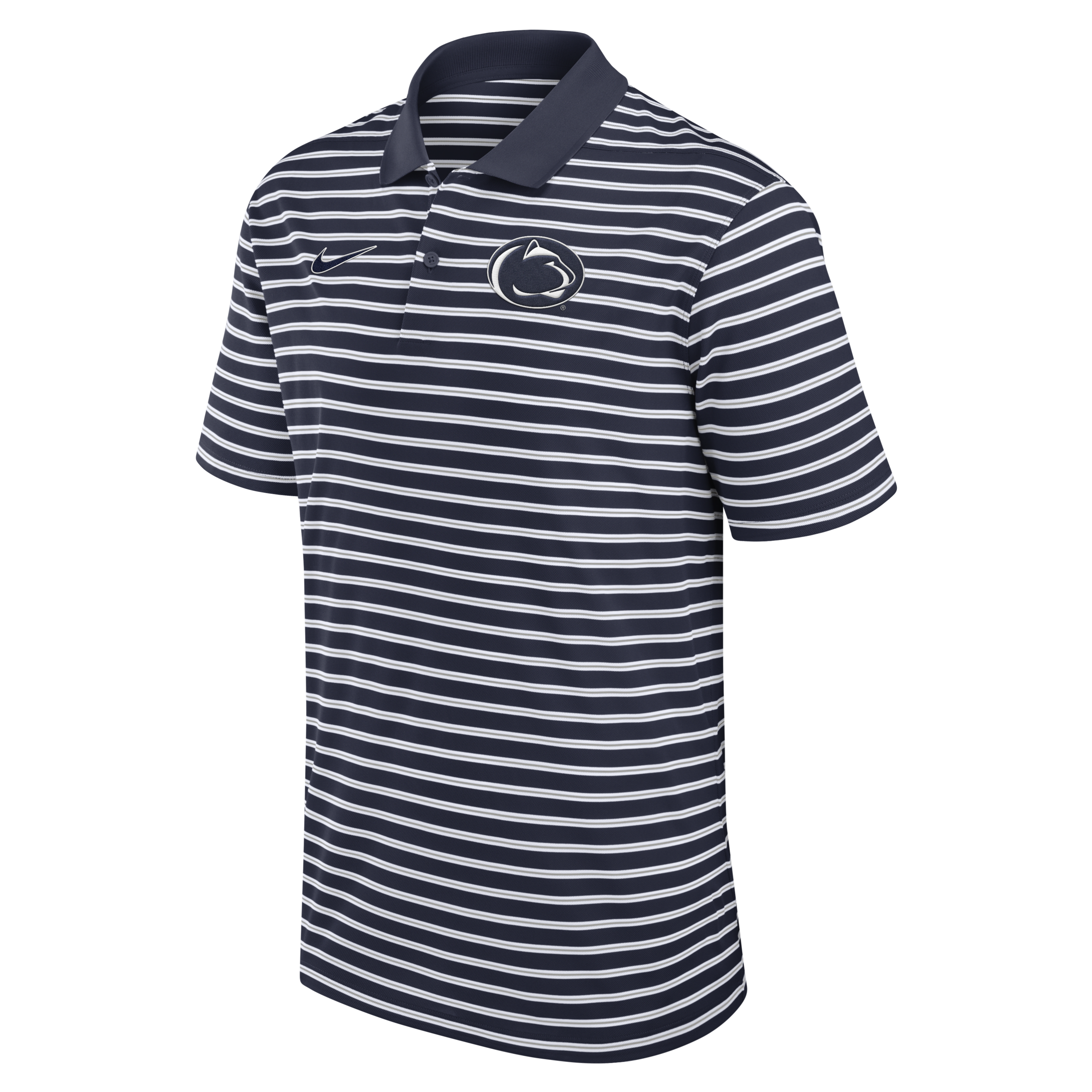 Penn State Nittany Lions Primetime Victory Striped Men's Nike Dri-FIT College Polo