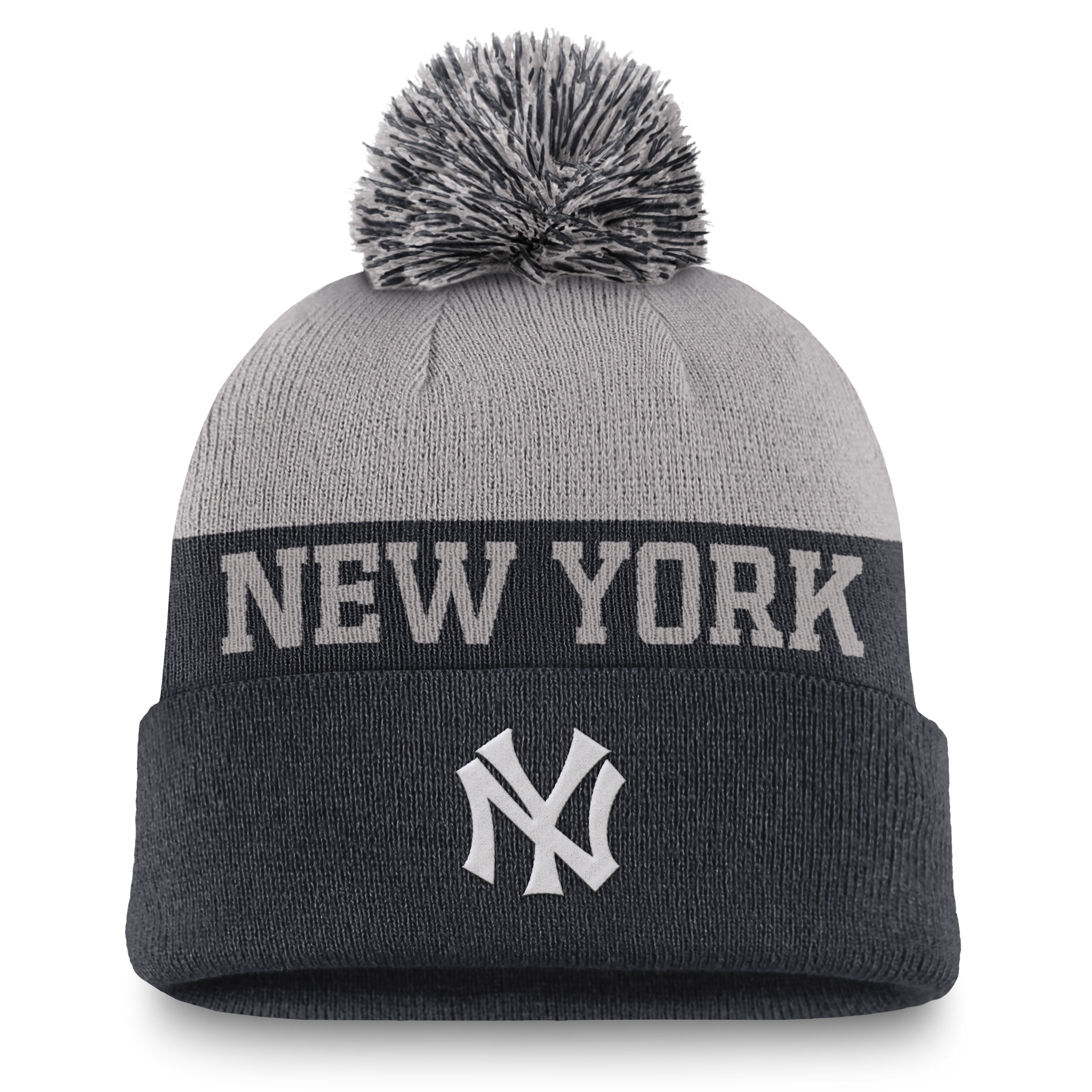 New York Yankees Rewind Peak Men's Nike MLB Cuffed Pom Beanie