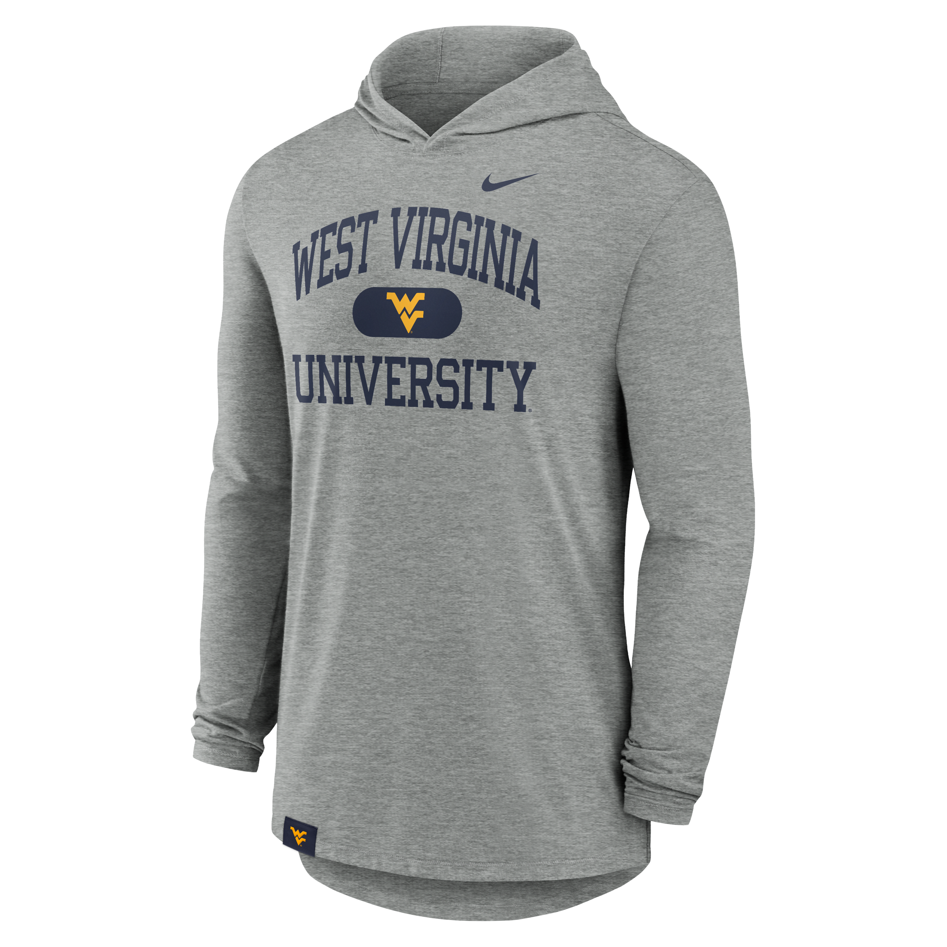 West Virginia Mountaineers Blitz Men's Nike Dri-FIT College Long-Sleeve Hooded T-Shirt