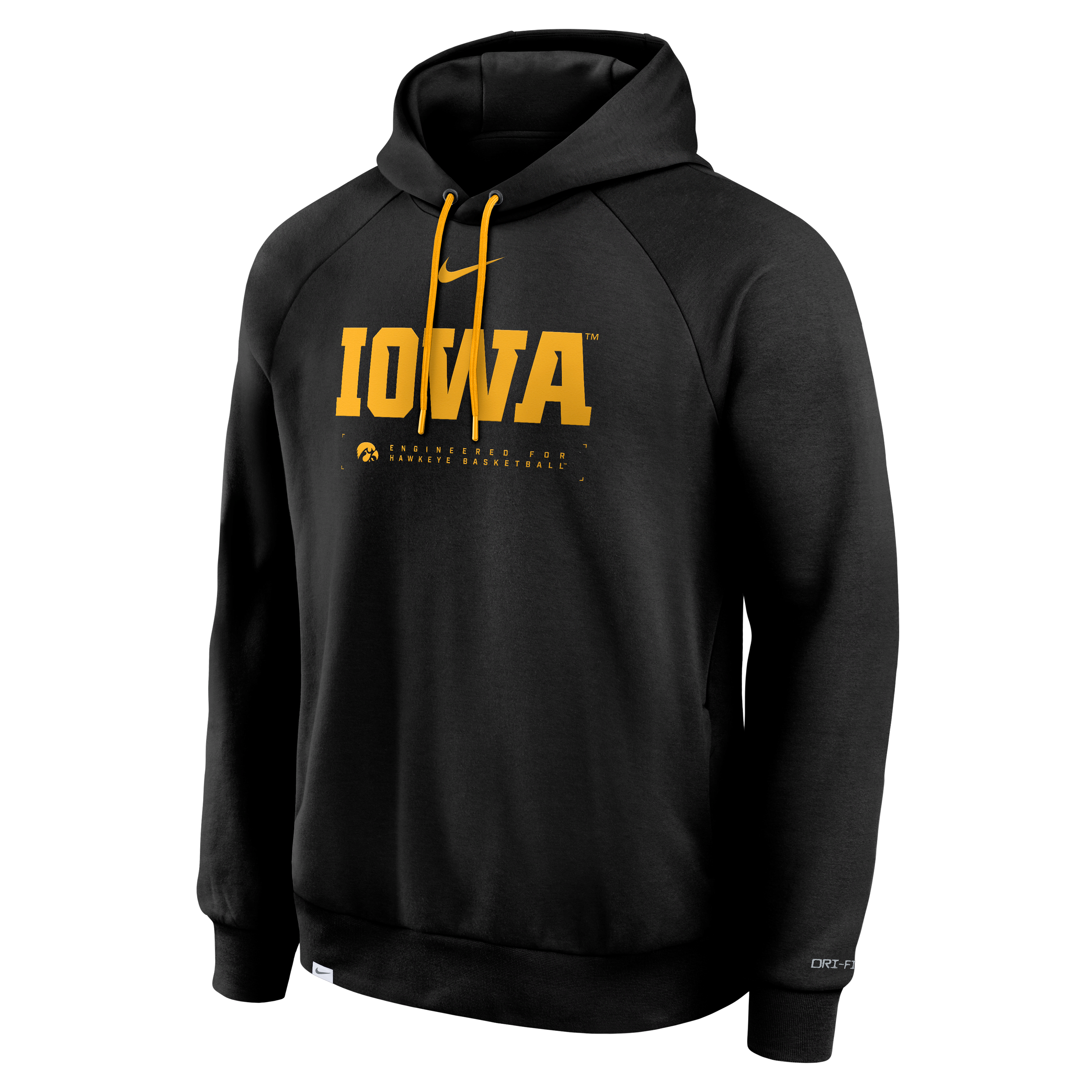 Iowa Courtside Basketball Practice Men's Nike Dri-FIT Pullover Hoodie