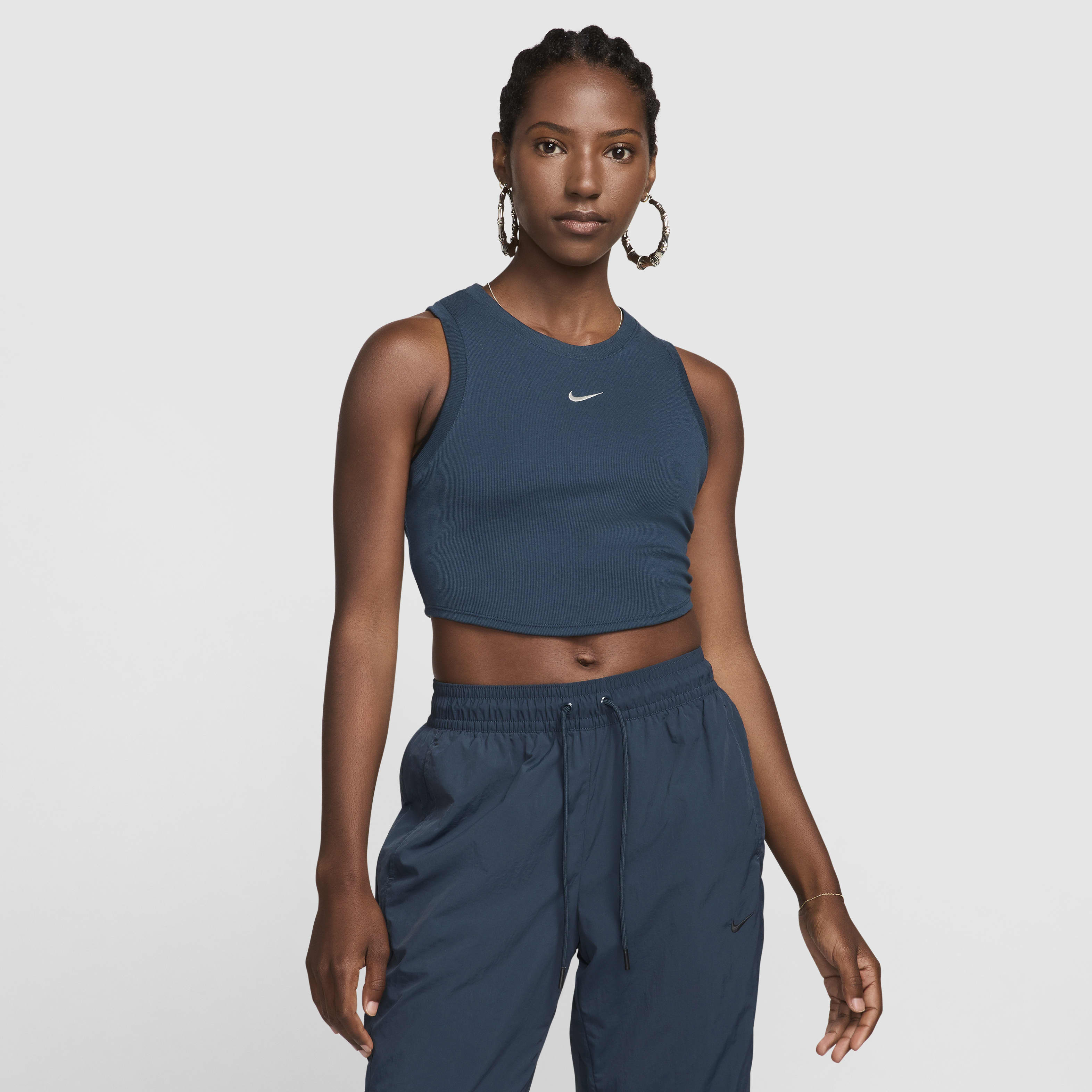 Nike Sportswear Chill Knit Women's Tight Cropped Mini-Rib Tank Top