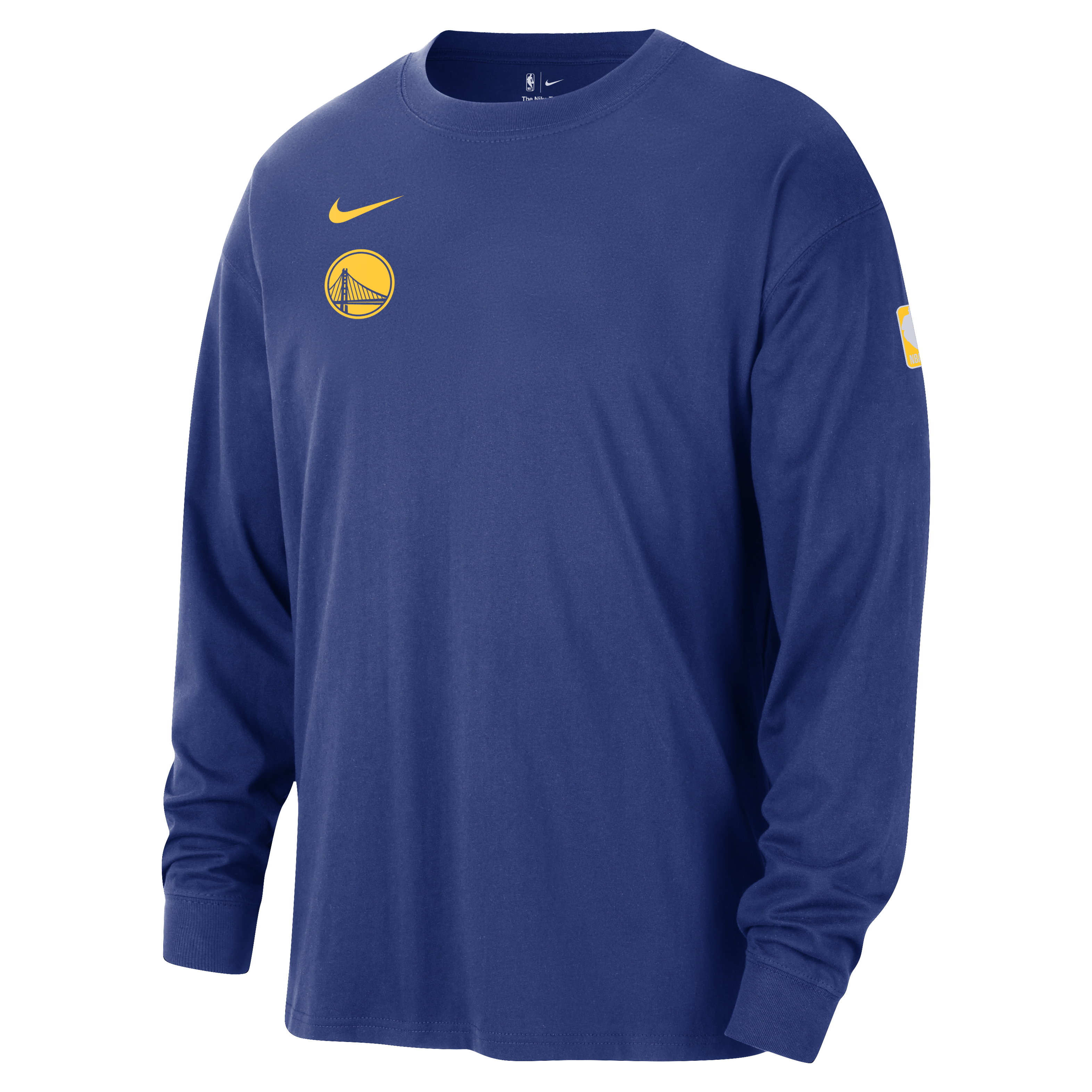 Golden State Warriors Courtside Men's Nike NBA Long-Sleeve Max90 T-Shirt