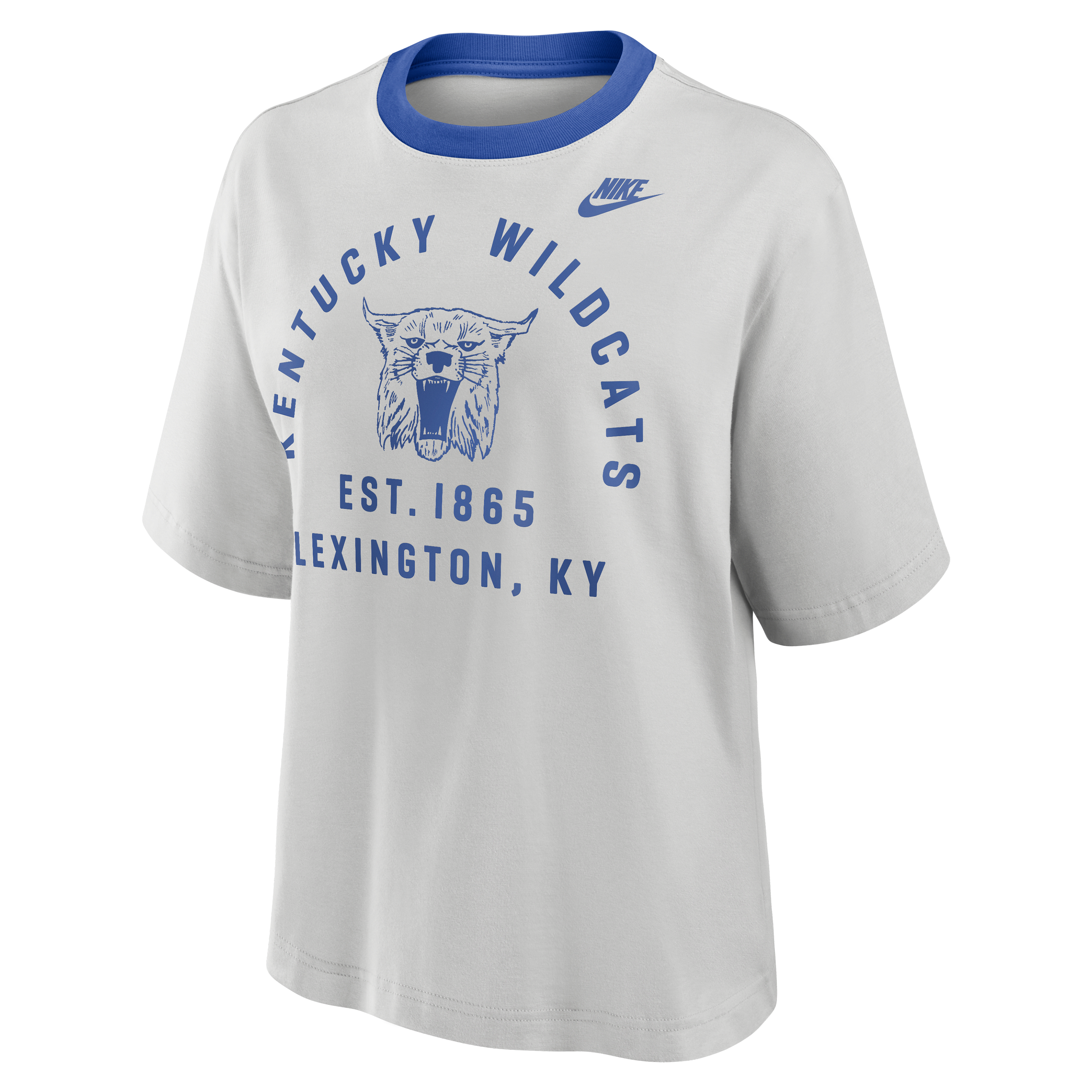 Kentucky Legacy Arch Script Boxy Women's Nike College T-Shirt