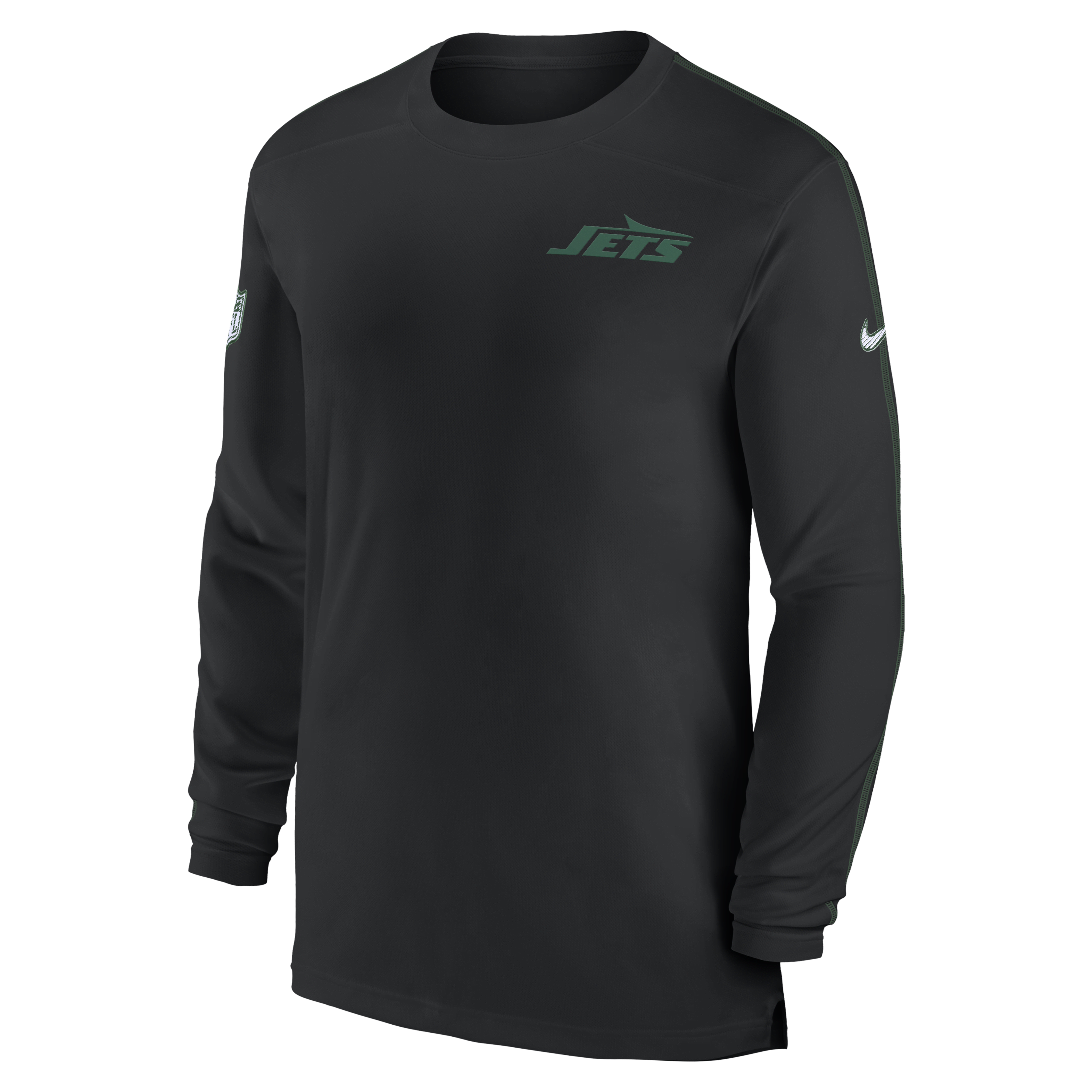 New York Jets Sideline Coach Men's Nike Dri-FIT NFL Long-Sleeve Top