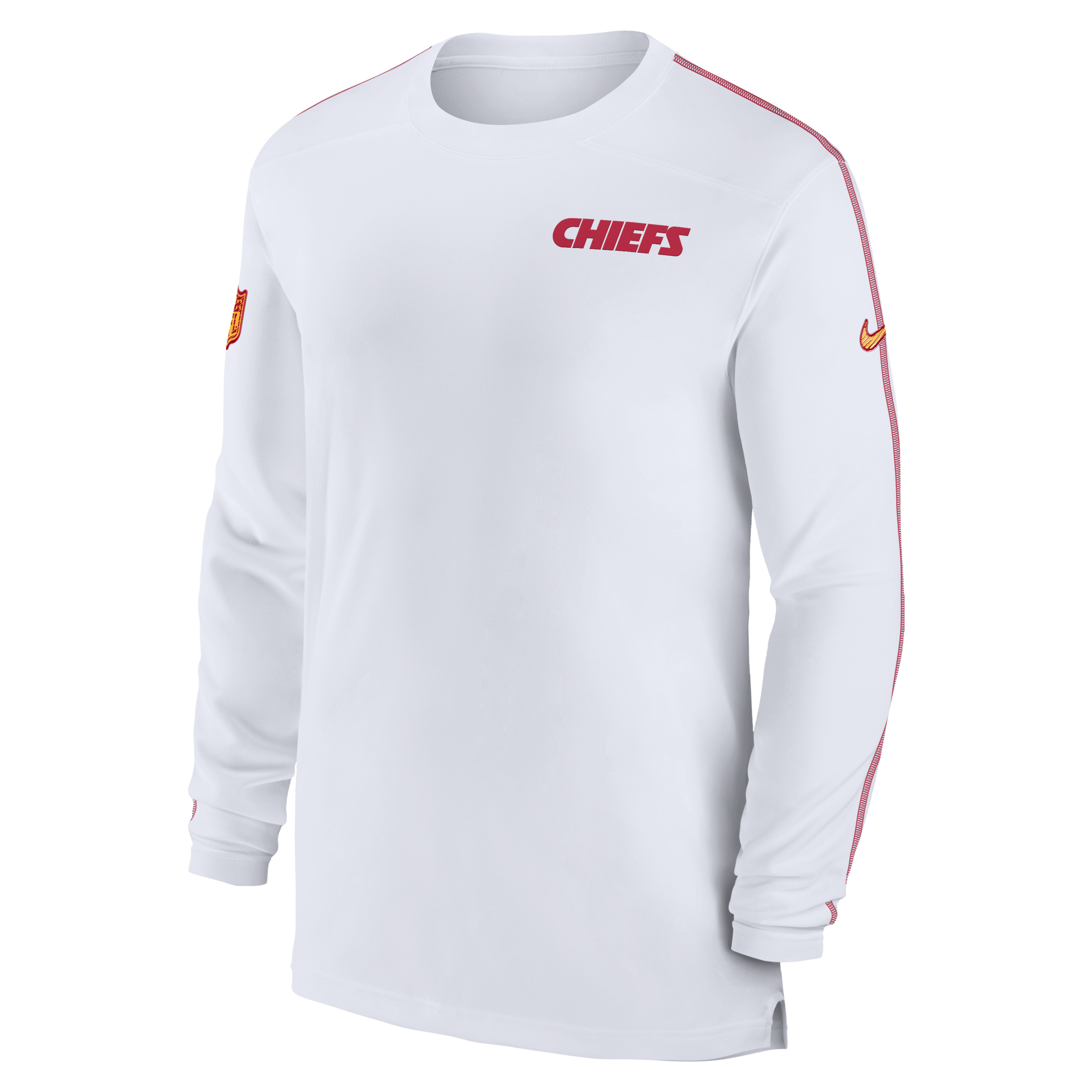 Kansas City Chiefs Sideline Coach Men's Nike Dri-FIT NFL Long-Sleeve Top