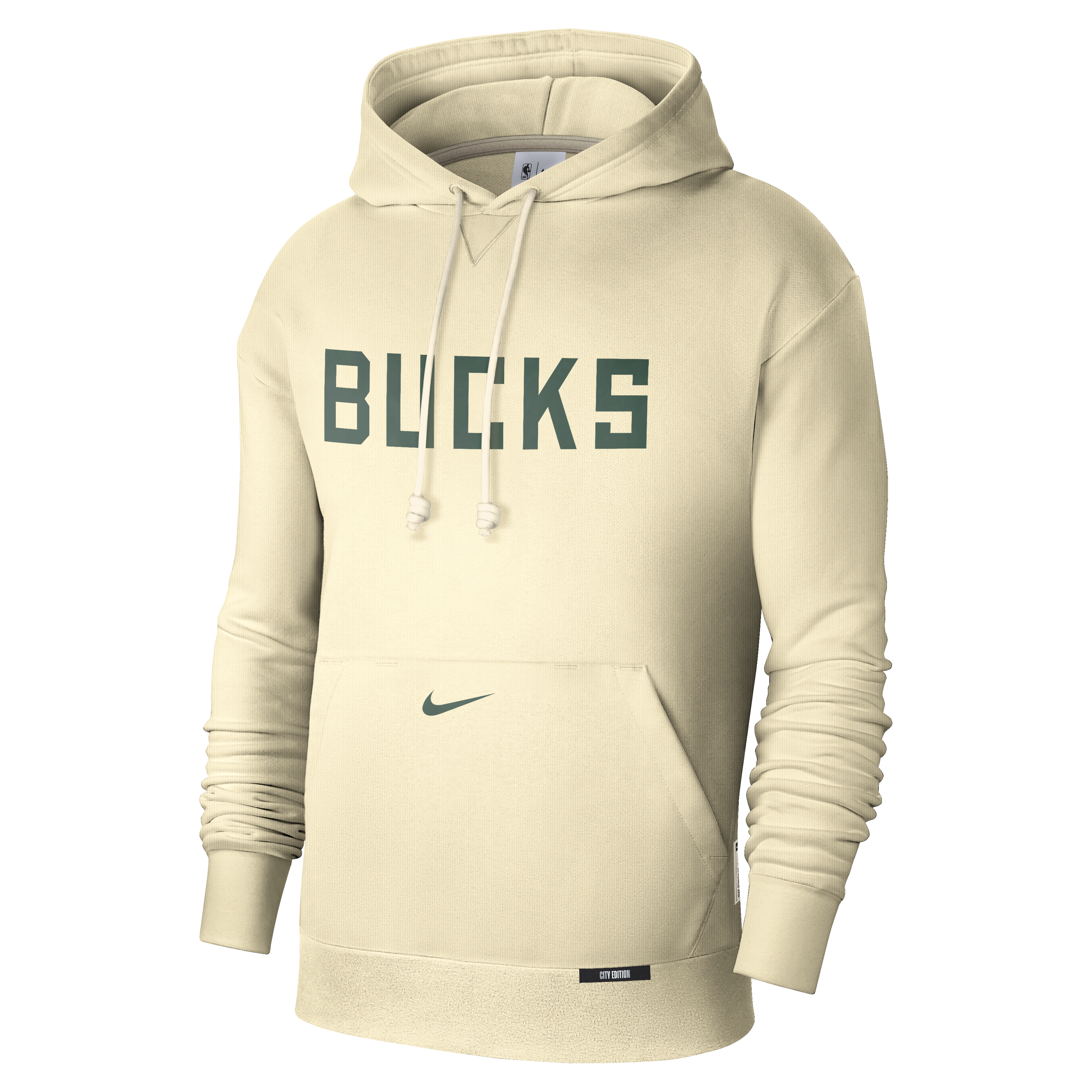 Milwaukee Bucks Standard Issue City Edition Men's Nike Dri-FIT NBA Courtside Hoodie