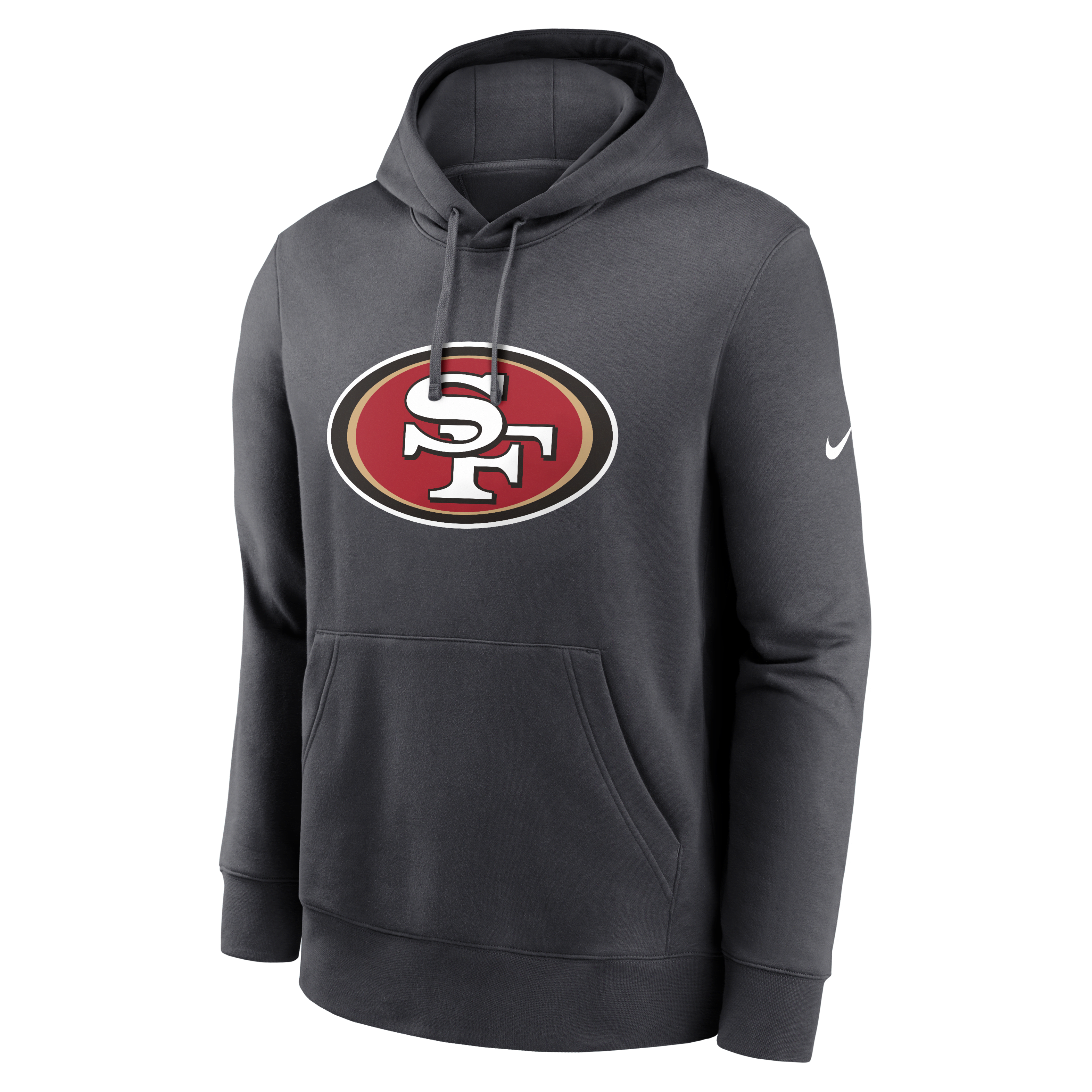 San Francisco 49ers Club Logo Men's Nike NFL Pullover Hoodie