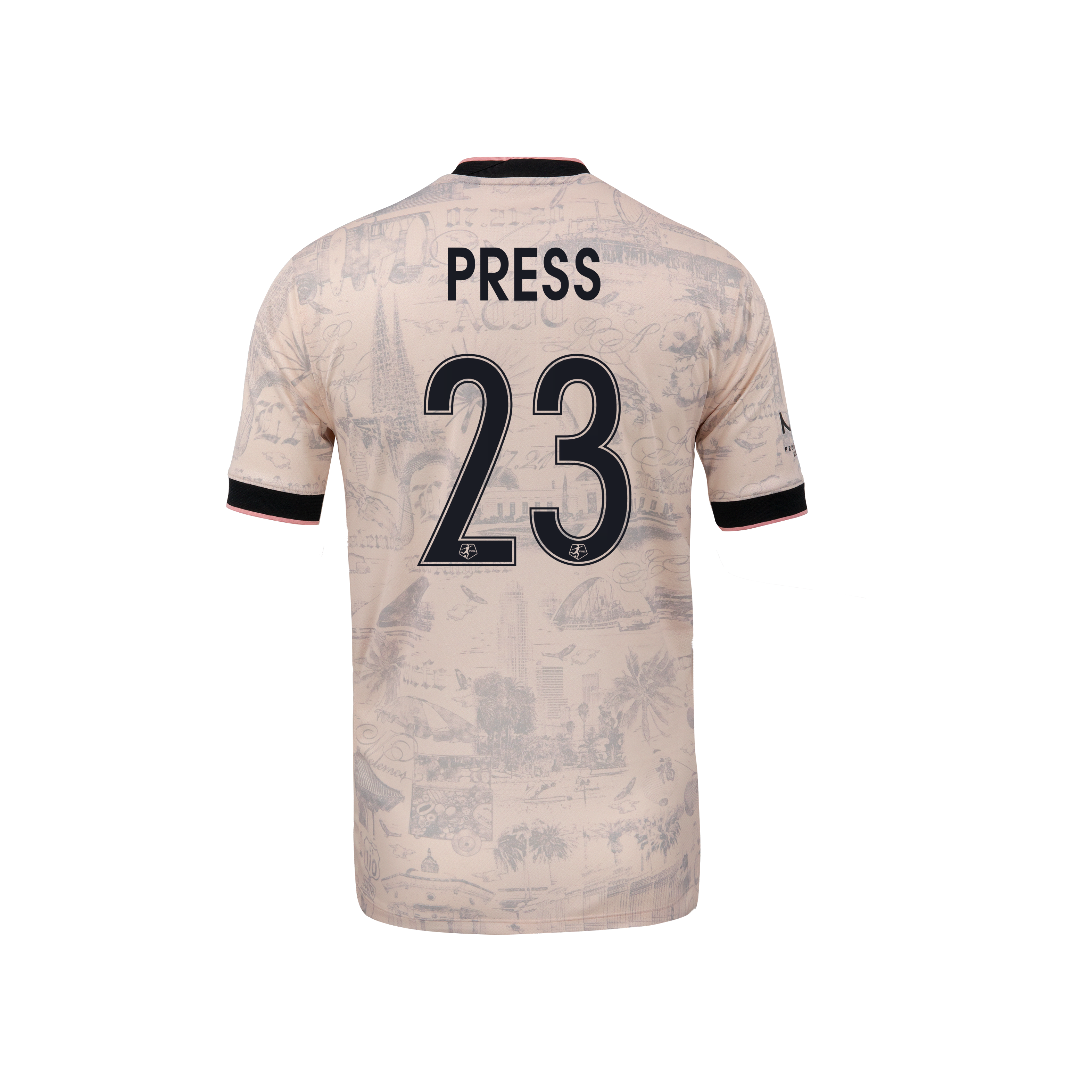 Christen Press Angel City FC 2025 Stadium Away Men's Nike Dri-FIT NWSL Replica Jersey