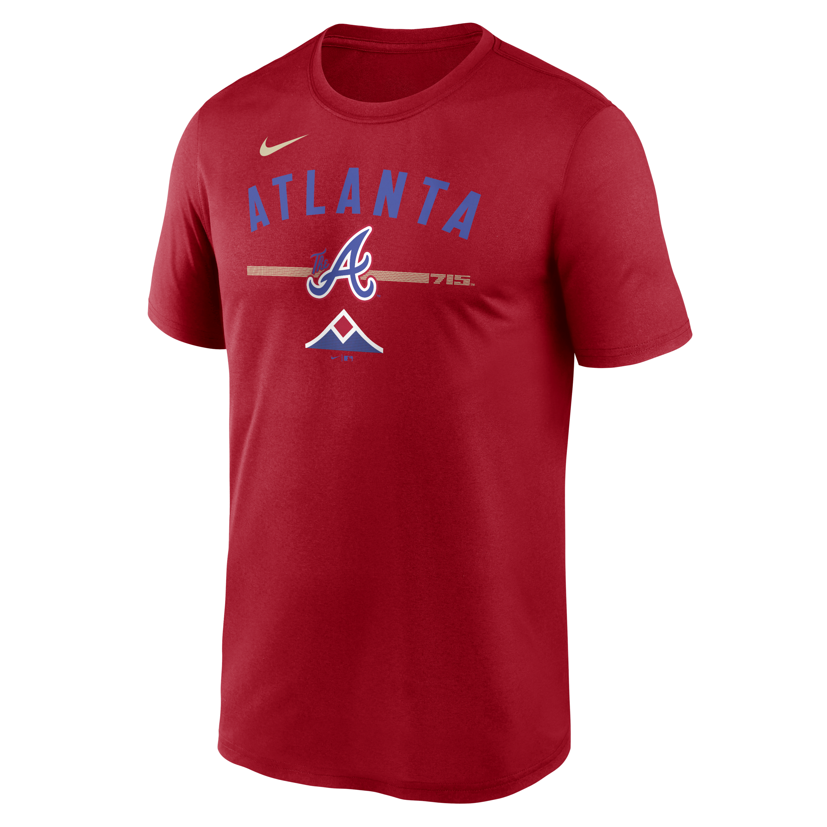 Atlanta Braves Baseball Phrase Legend Men's Nike Dri-FIT MLB T-Shirt