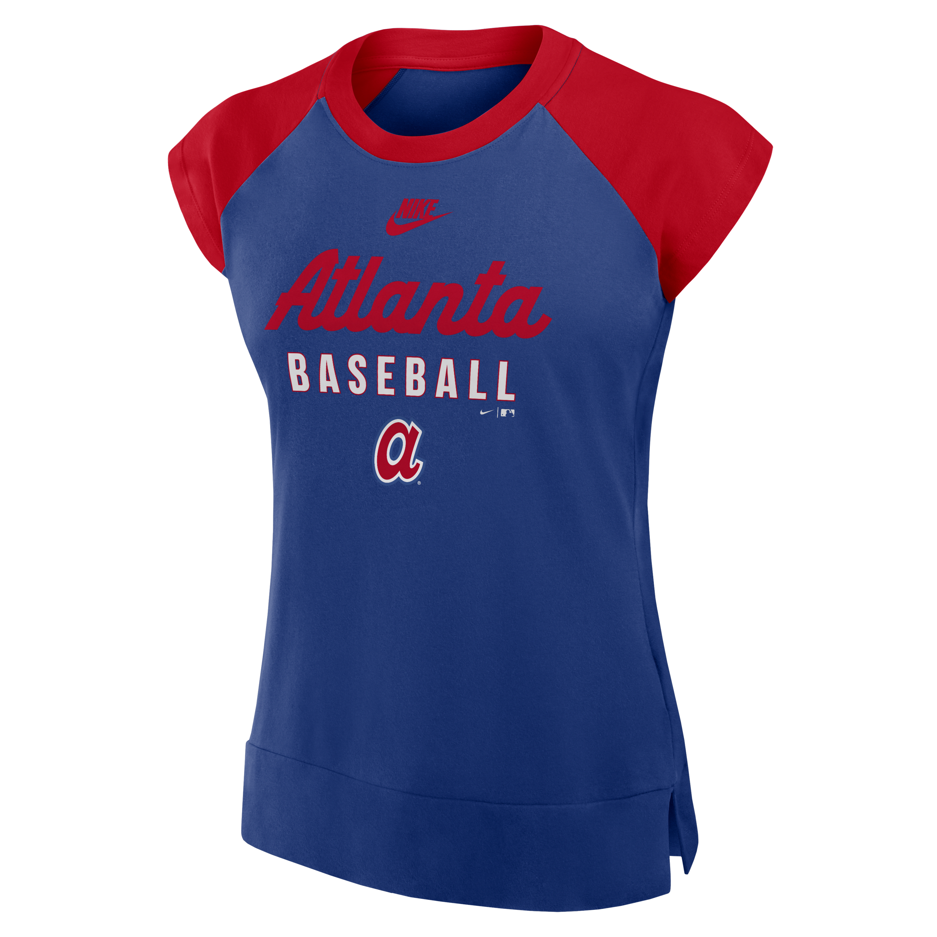 Atlanta Braves Cooperstown Women’s Nike Dri-FIT MLB Mid-Sleeve T-Shirt