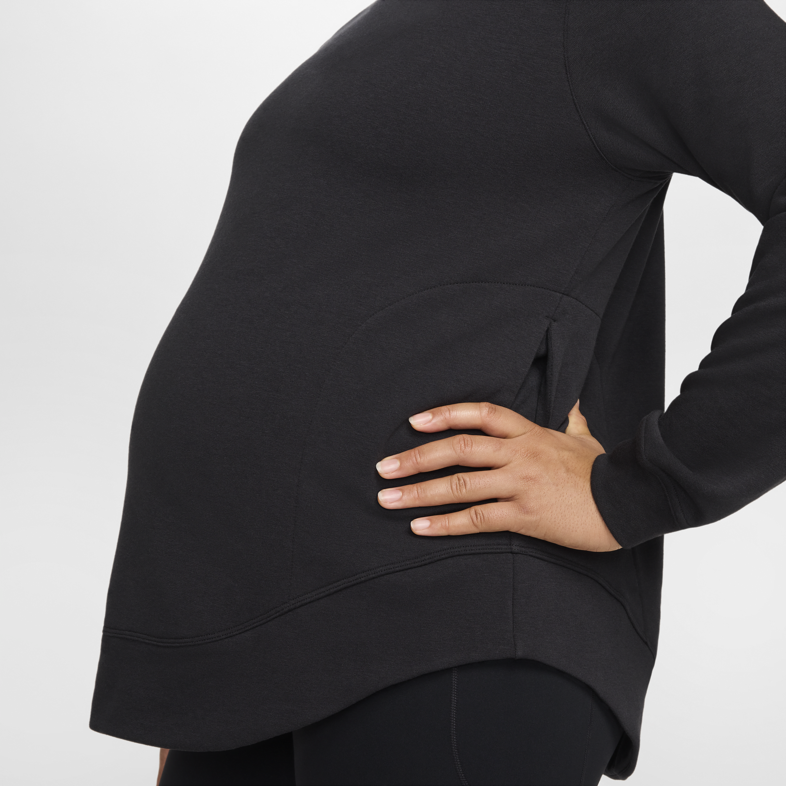 Nike (M) One Women's Reversible French Terry Pullover Top (Maternity)